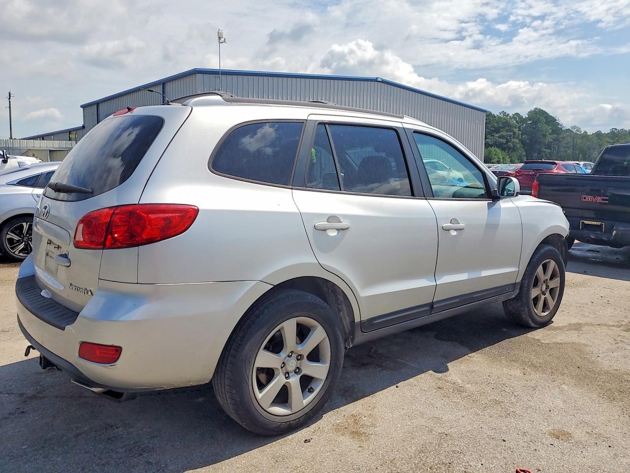 2007 Hyundai Santa Fe Se Silver vin: 5NMSH13E87H089504