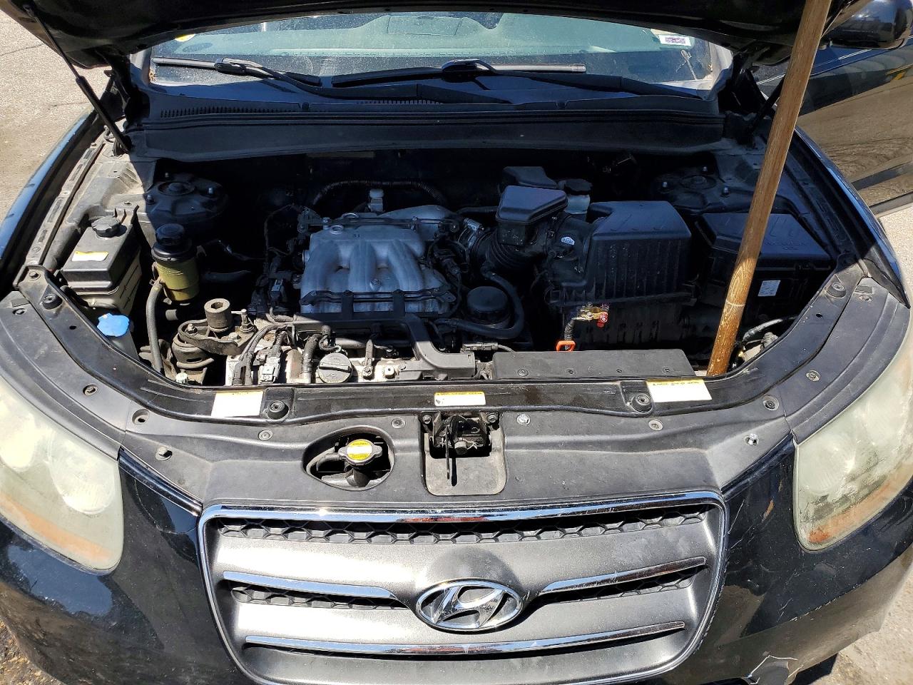 2007 Hyundai Santa Fe Se Black vin: 5NMSH13E87H100744