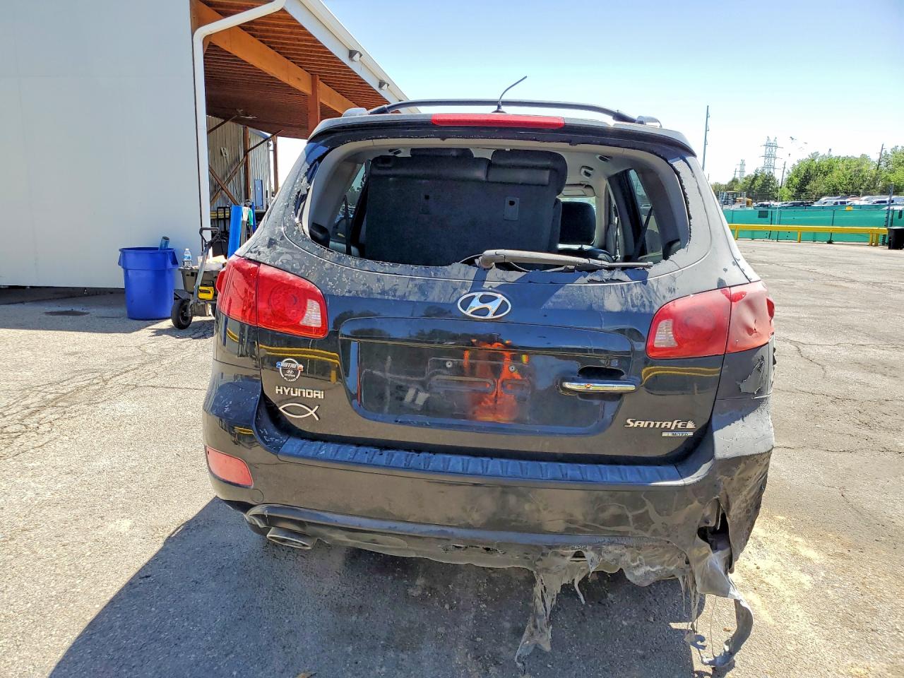 2007 Hyundai Santa Fe Se Black vin: 5NMSH13E87H100744