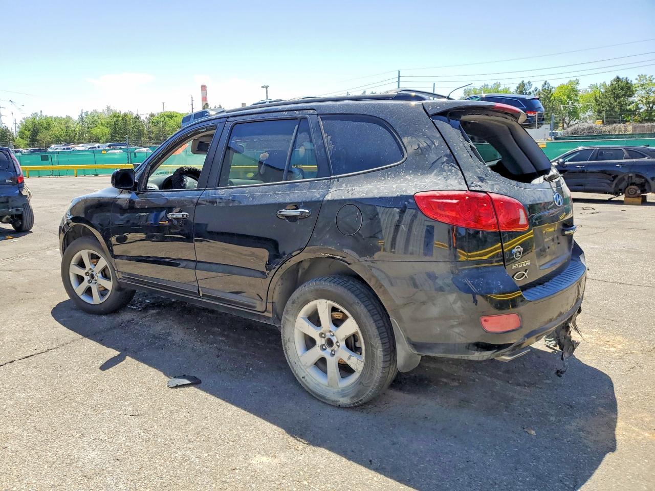2007 Hyundai Santa Fe Se Black vin: 5NMSH13E87H100744