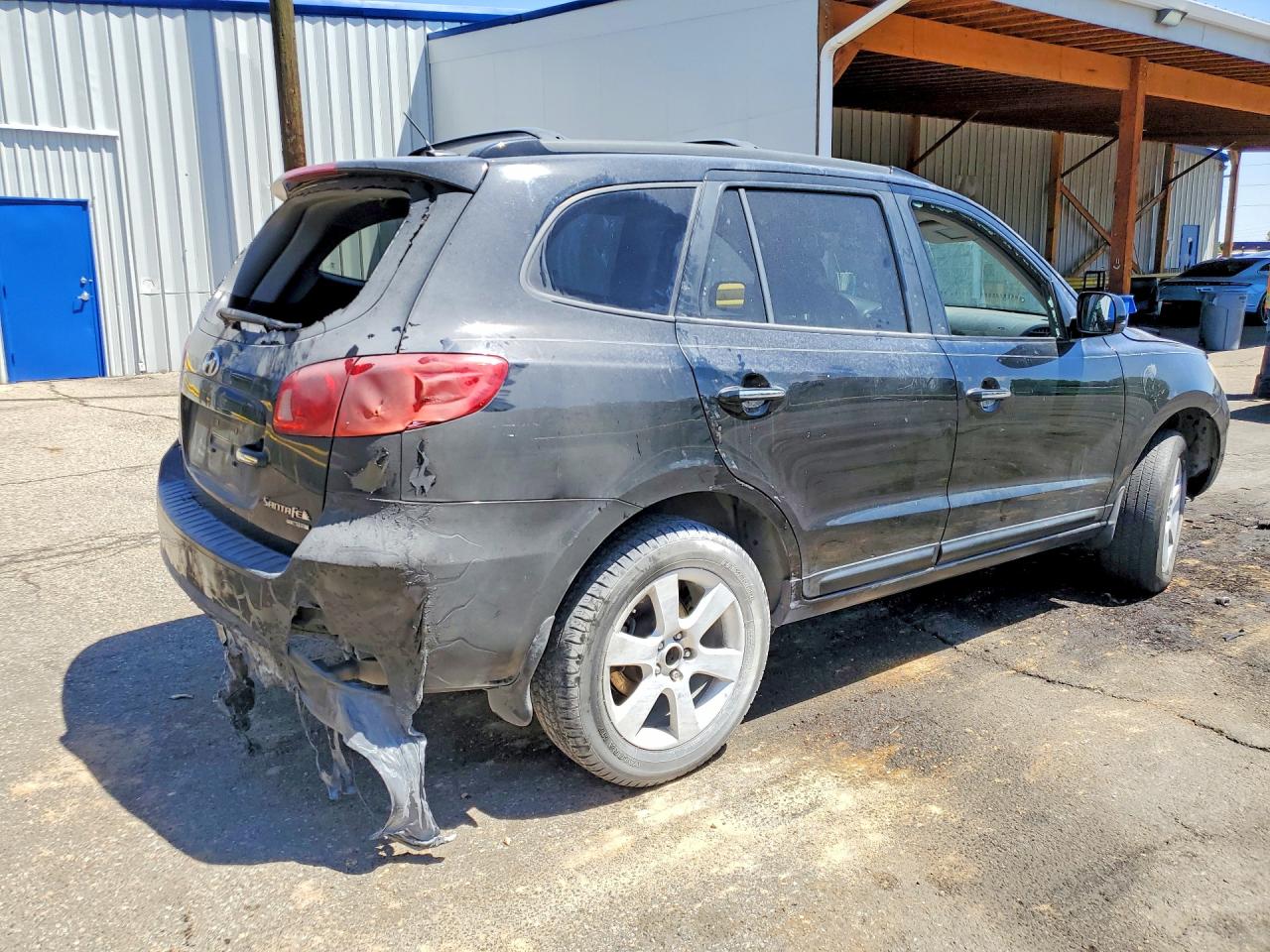 2007 Hyundai Santa Fe Se Black vin: 5NMSH13E87H100744