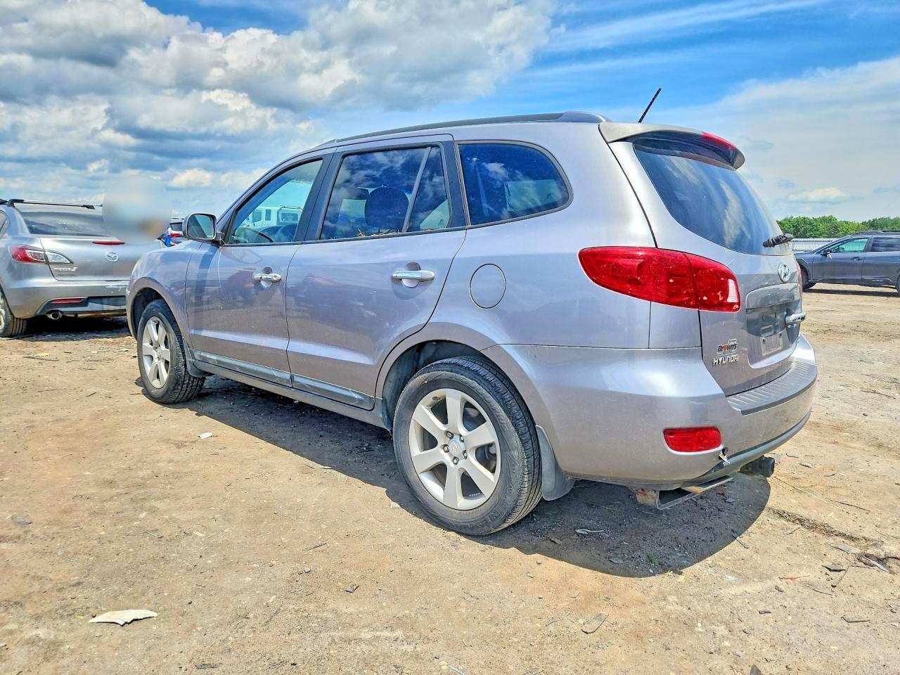 2008 Hyundai Santa Fe Se Blue vin: 5NMSH13E88H136418