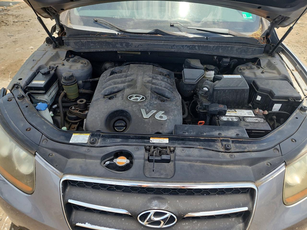 2008 Hyundai Santa Fe Se Blue vin: 5NMSH13E88H136418