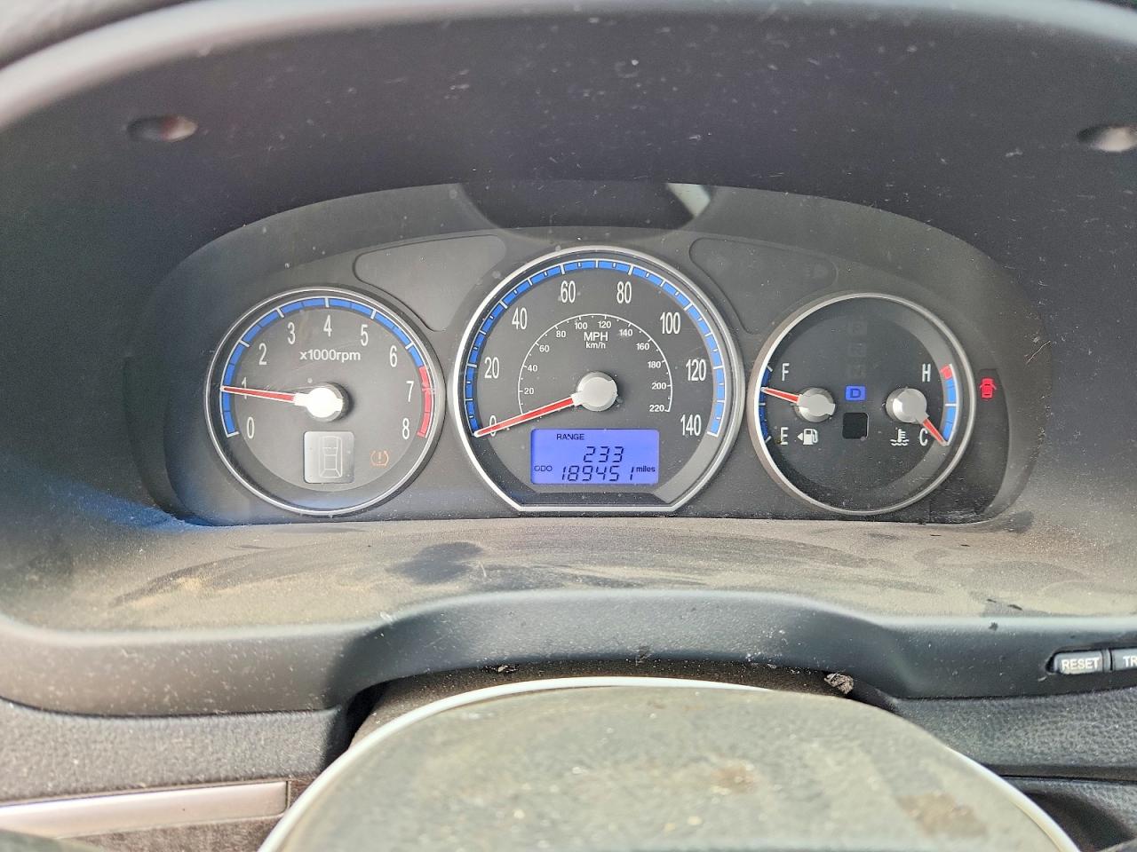 2008 Hyundai Santa Fe Se Blue vin: 5NMSH13E88H186252
