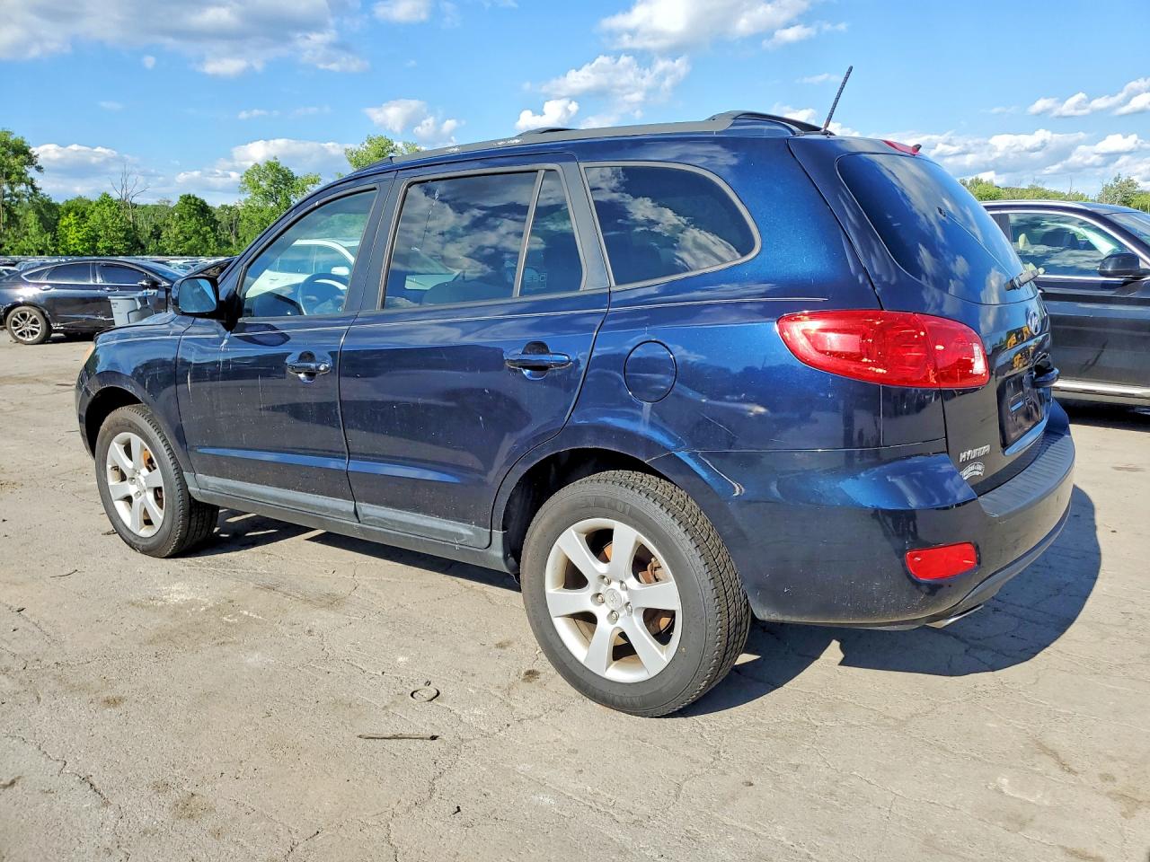 2008 Hyundai Santa Fe Se Синий vin: 5NMSH13E88H217242
