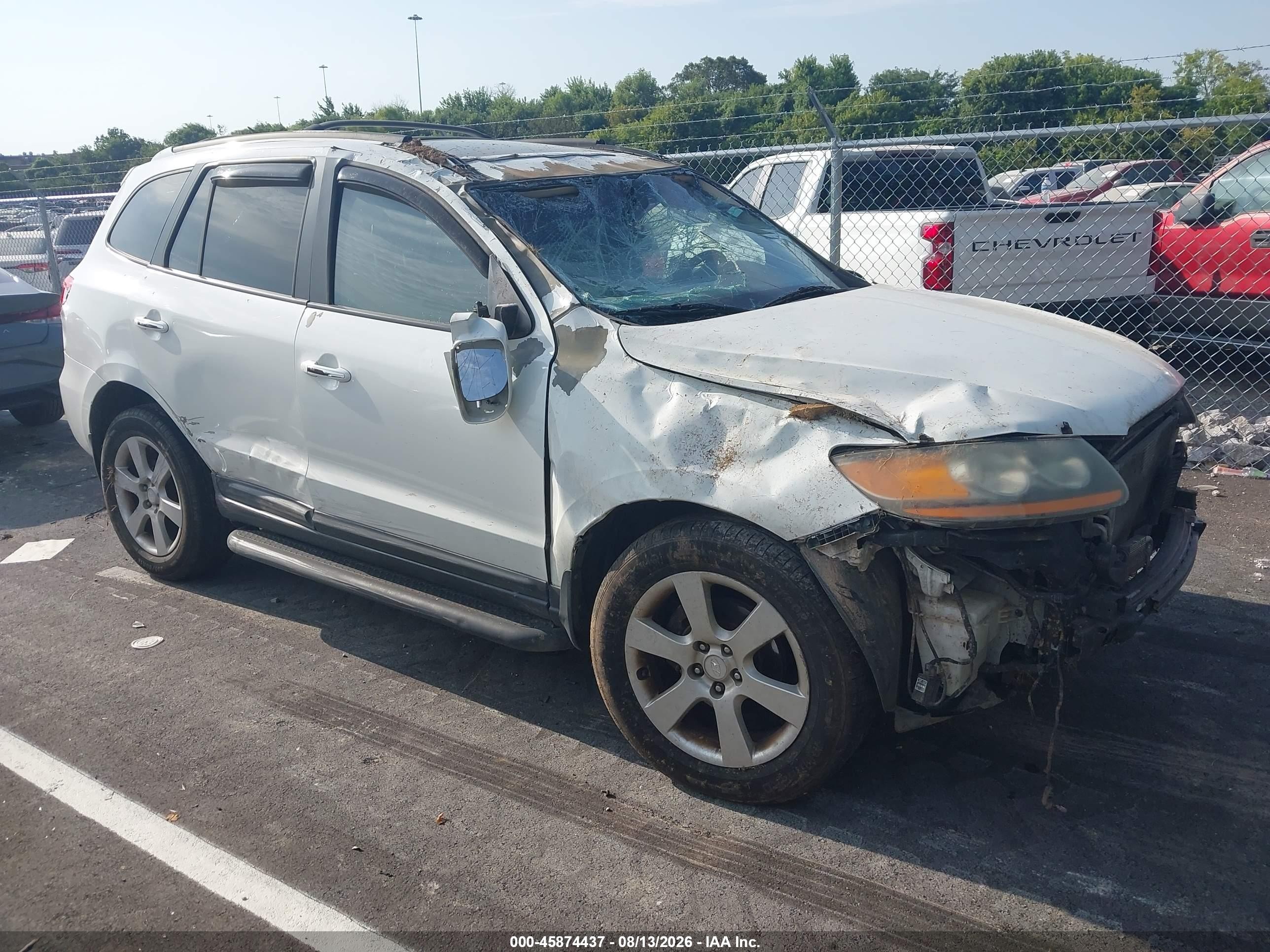 2009 Hyundai Santa Fe Limited White vin: 5NMSH13E89H243339