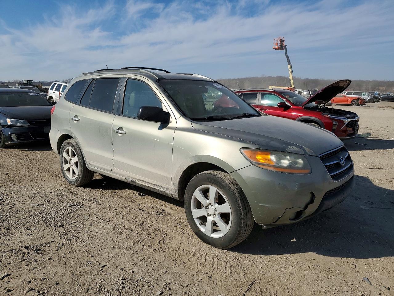 2009 Hyundai Santa Fe Tan vin: 5NMSH13E89H269021