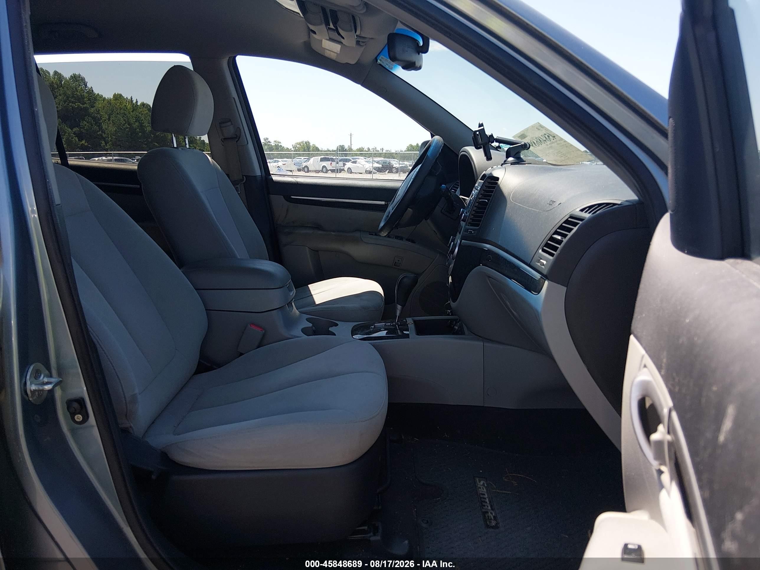 2009 Hyundai Santa Fe Se Light Blue vin: 5NMSH13E89H320923