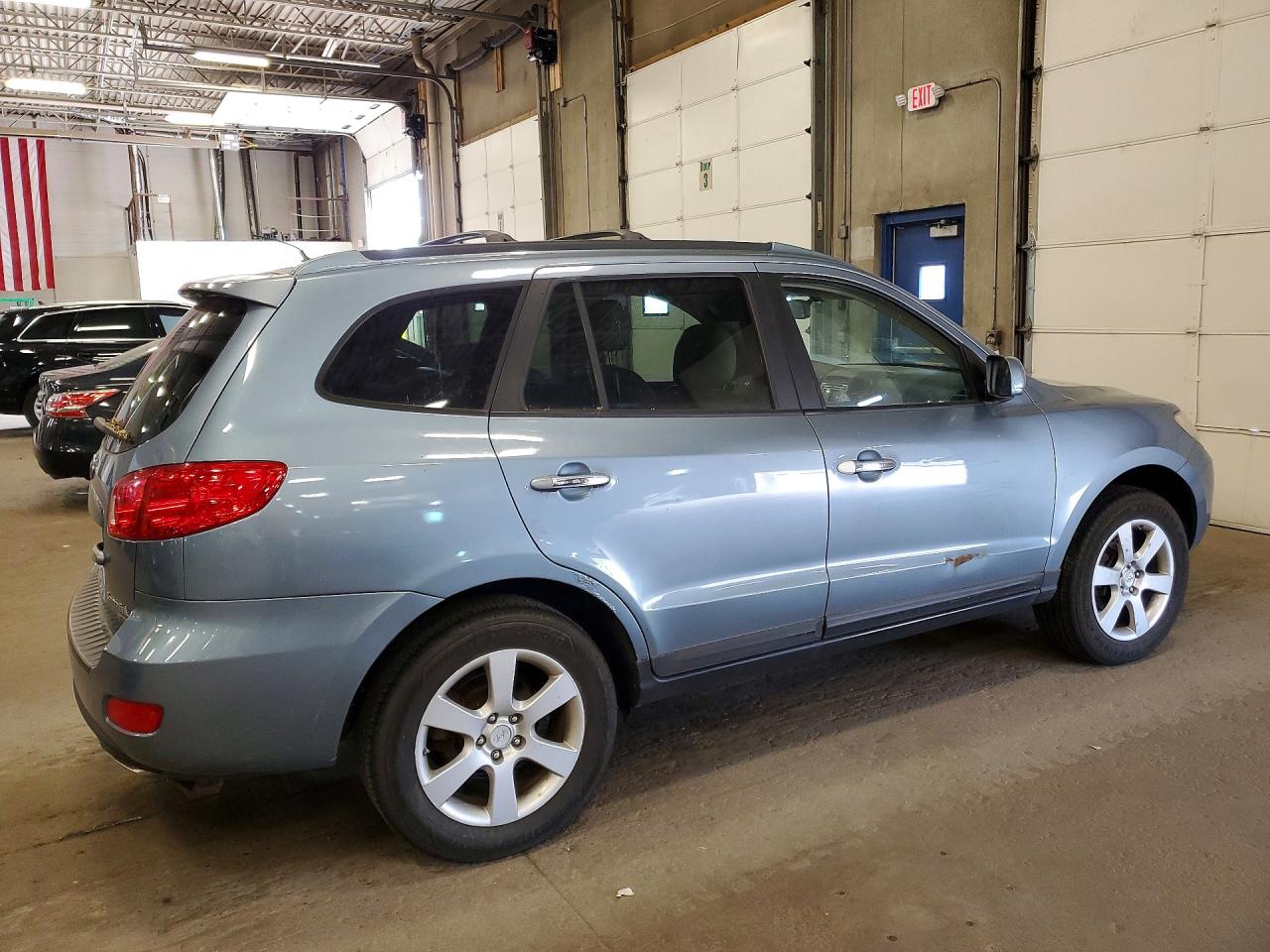 2009 Hyundai Santa Fe Limited Blue vin: 5NMSH13E89H329279
