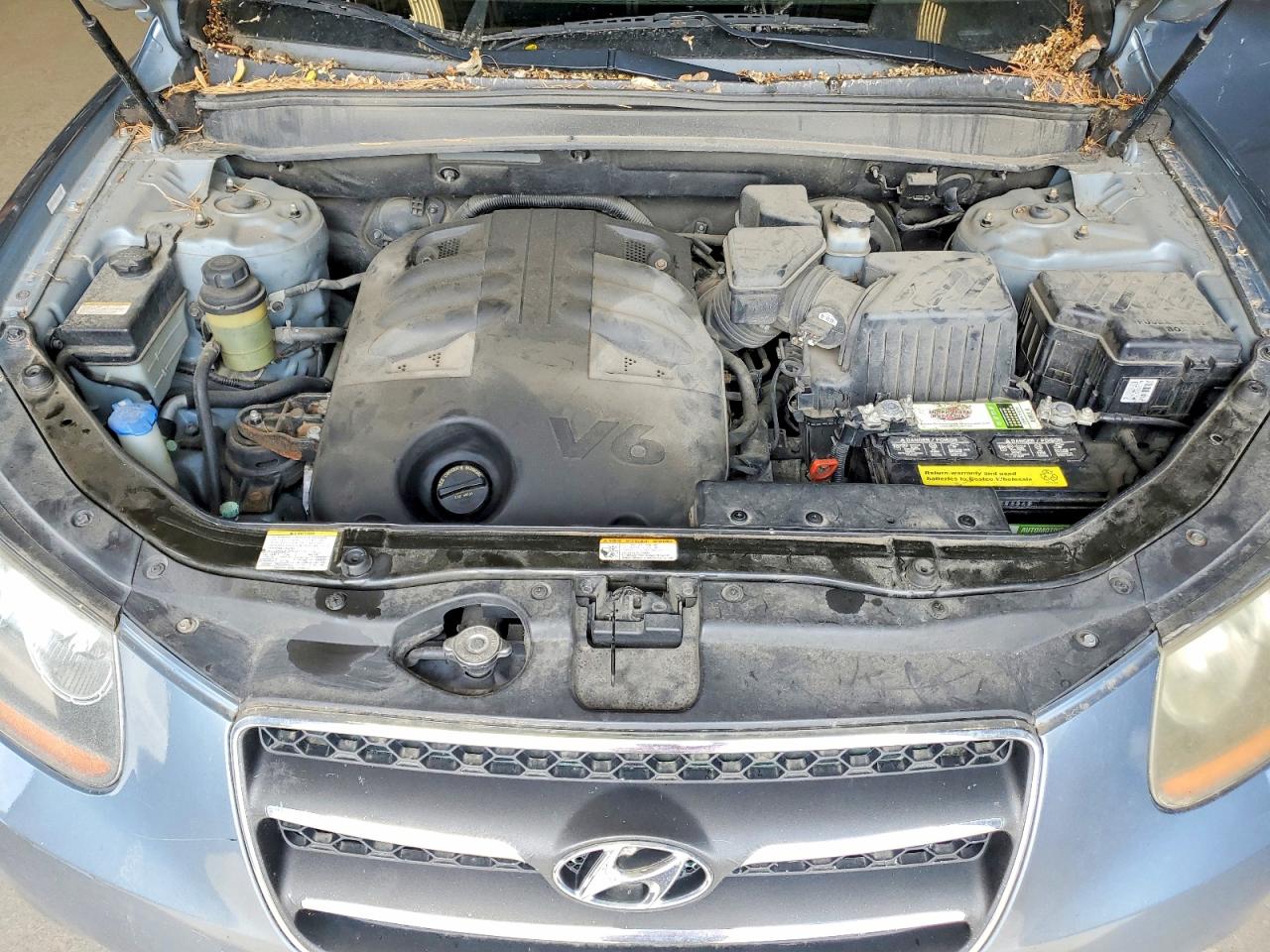 2009 Hyundai Santa Fe Limited Blue vin: 5NMSH13E89H329279