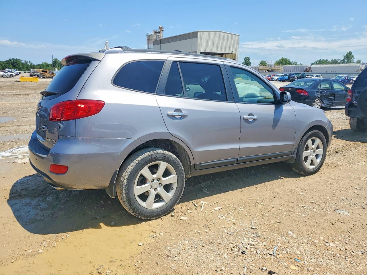 2007 Hyundai Santa Fe Se Silver vin: 5NMSH13E97H079385