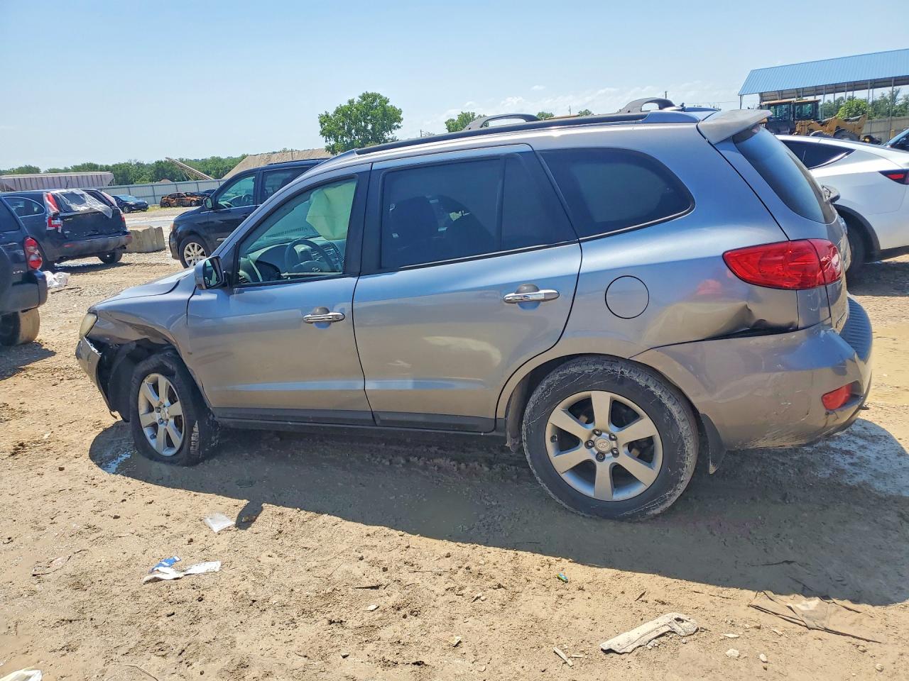2007 Hyundai Santa Fe Se Silver vin: 5NMSH13E97H079385