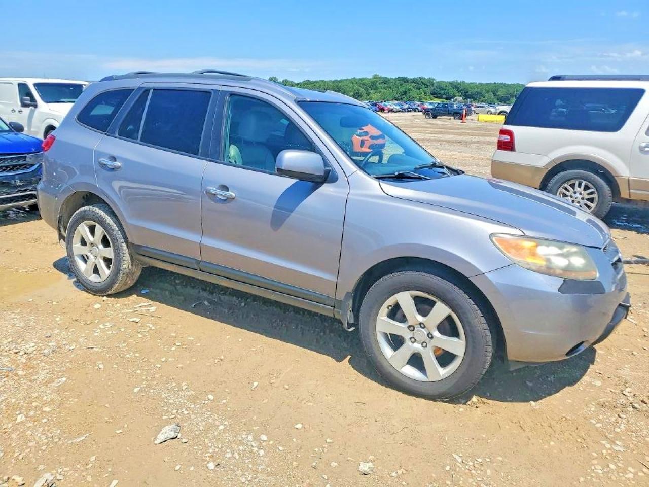 2007 Hyundai Santa Fe Se Silver vin: 5NMSH13E97H079385