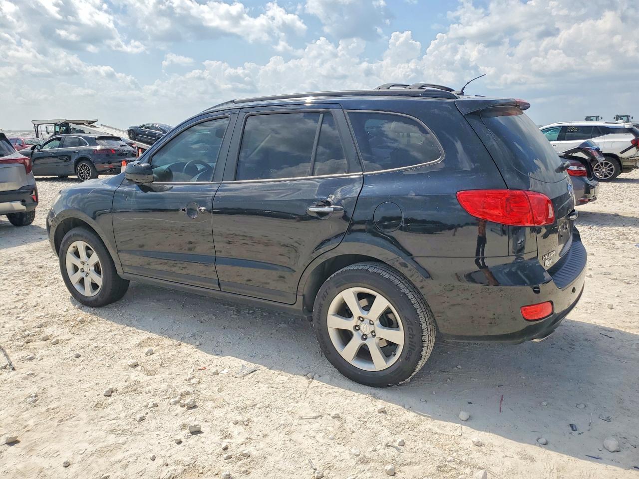 2007 Hyundai Santa Fe Se Black vin: 5NMSH13E97H095263