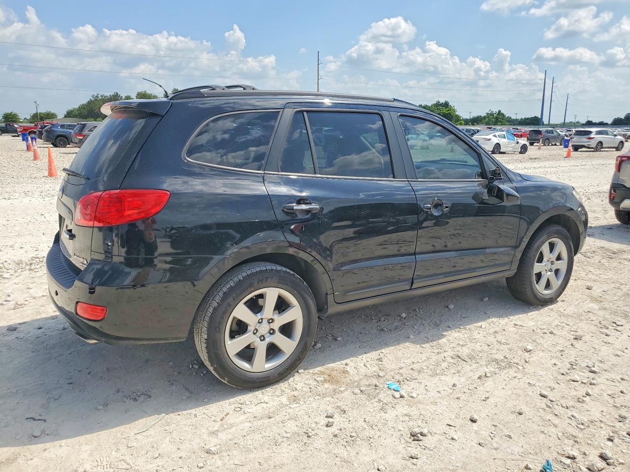 2007 Hyundai Santa Fe Se Black vin: 5NMSH13E97H095263