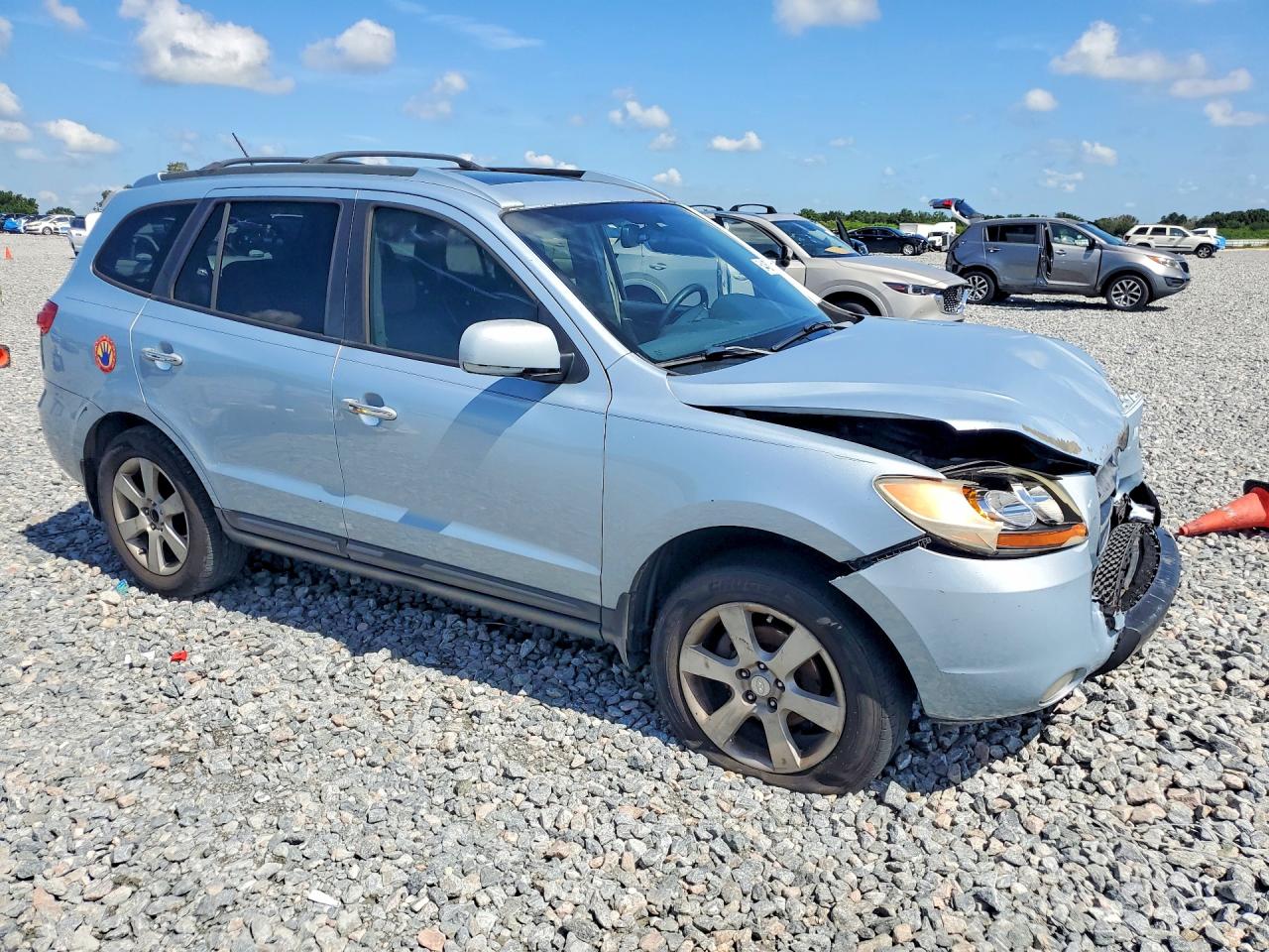 2007 Hyundai Santa Fe Se Silver vin: 5NMSH13E97H127919