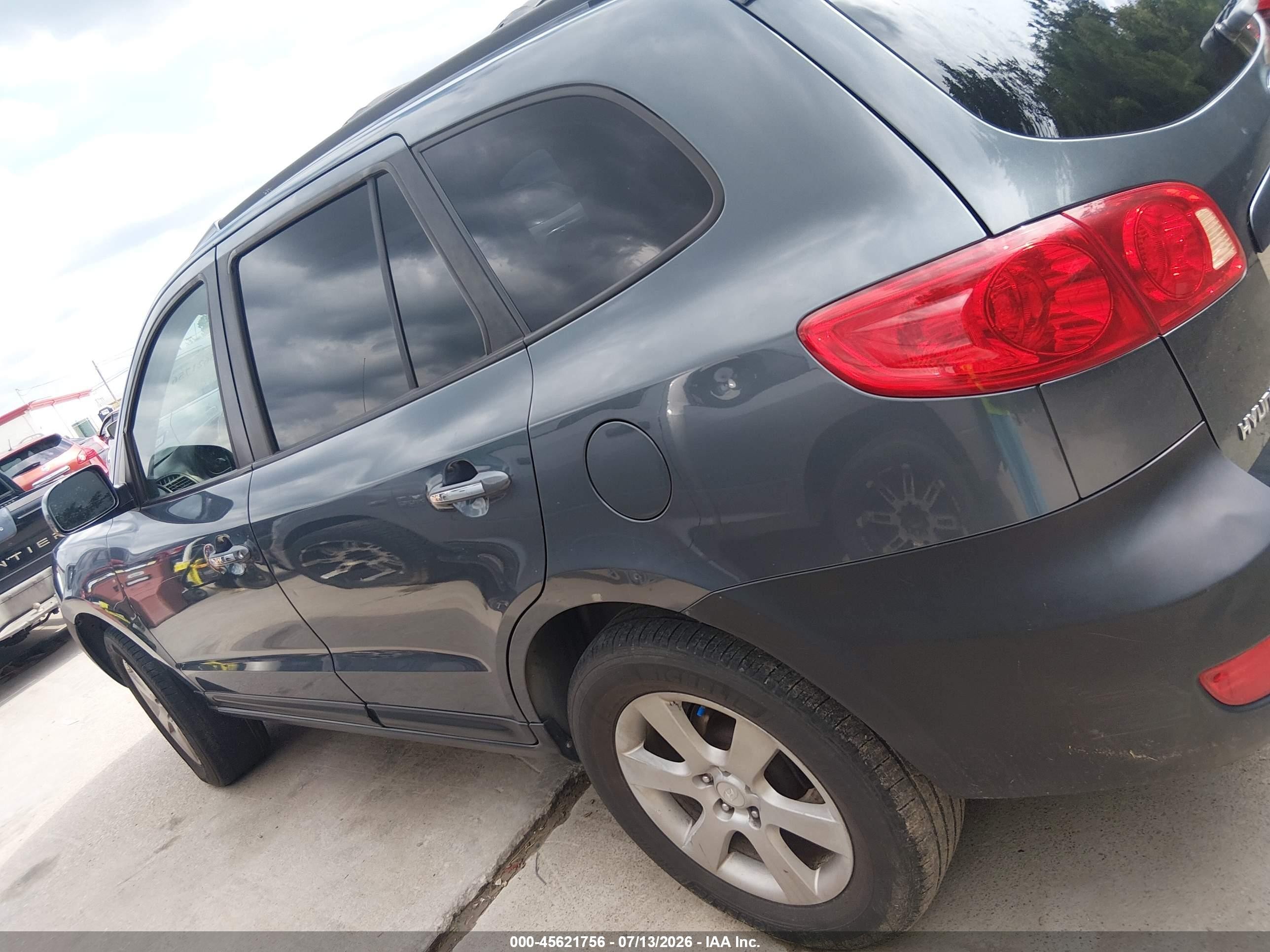 2007 Hyundai Santa Fe Limited/se Blue vin: 5NMSH13E97H128777
