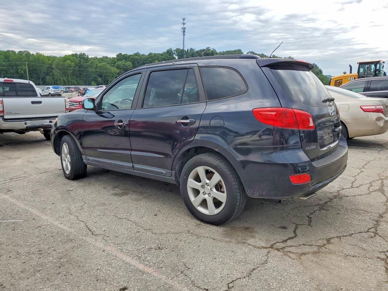 2008 Hyundai Santa Fe Se Black vin: 5NMSH13E98H136878