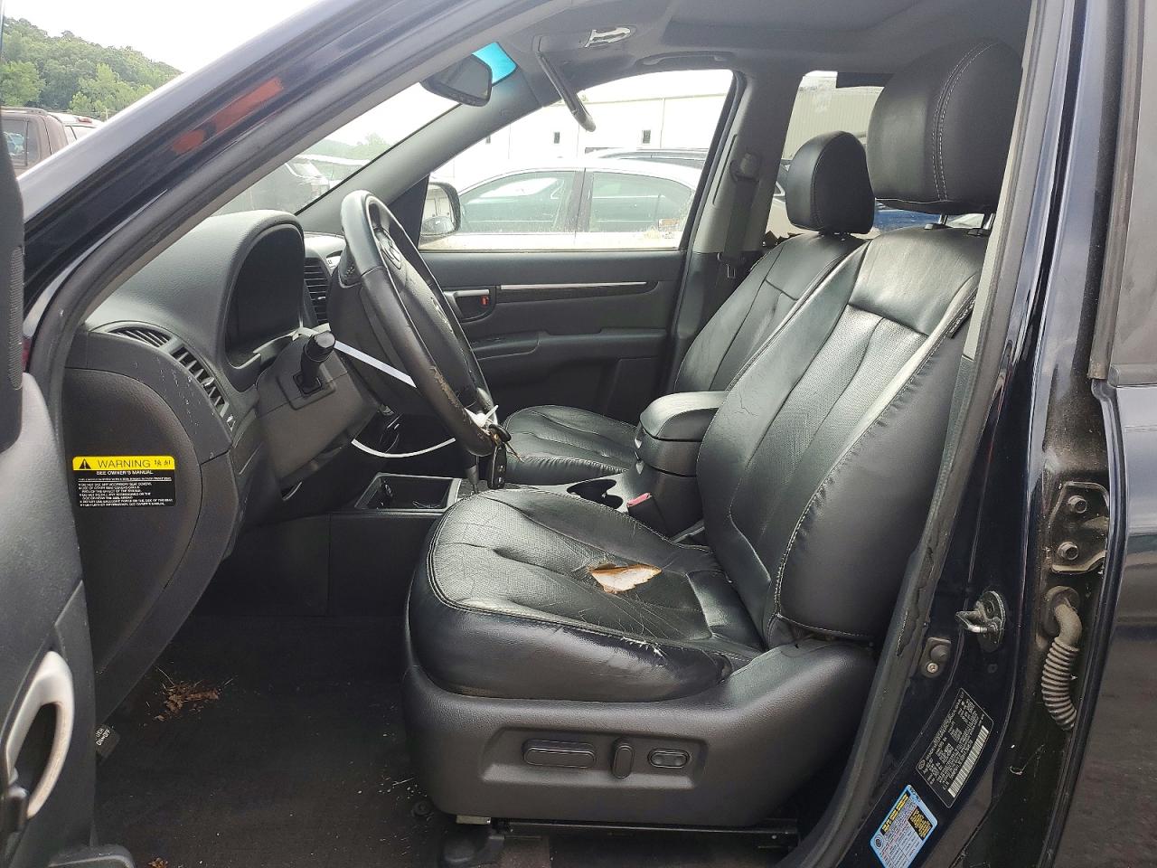 2008 Hyundai Santa Fe Se Black vin: 5NMSH13E98H136878