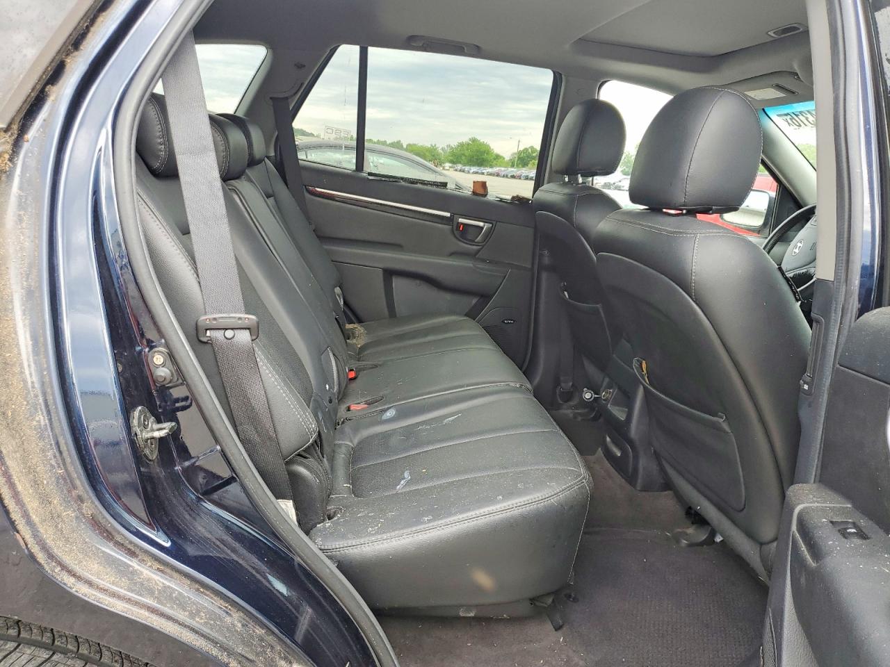 2008 Hyundai Santa Fe Se Black vin: 5NMSH13E98H136878