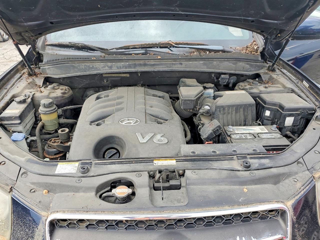 2008 Hyundai Santa Fe Se Black vin: 5NMSH13E98H136878