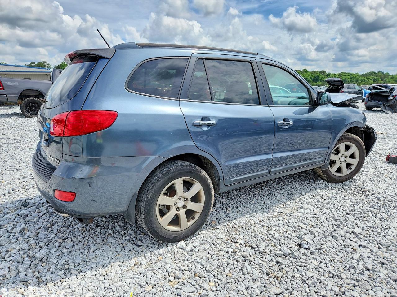2008 Hyundai Santa Fe Se Gray vin: 5NMSH13E98H144558