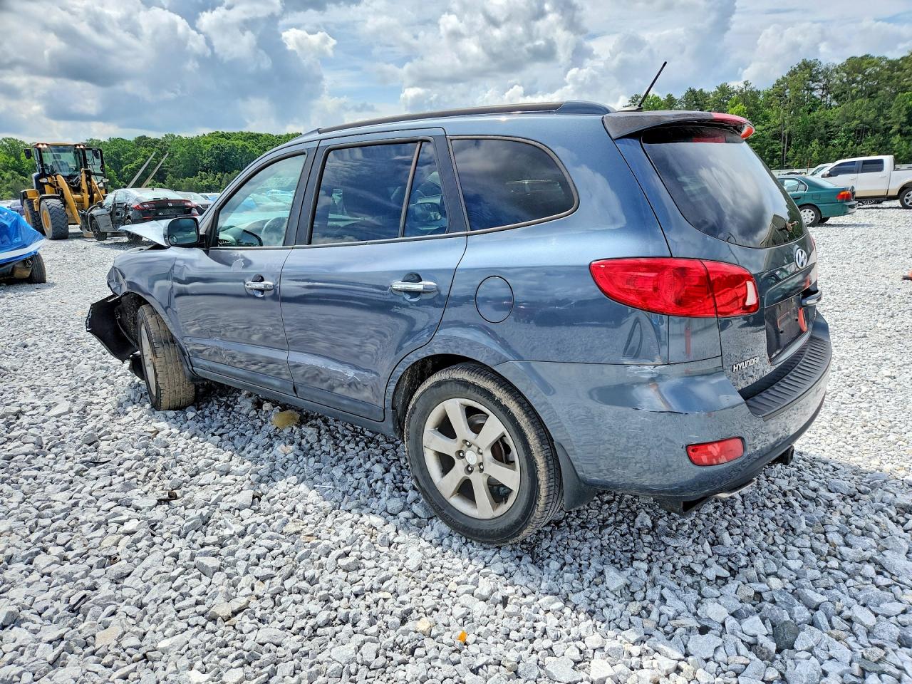 2008 Hyundai Santa Fe Se Gray vin: 5NMSH13E98H144558