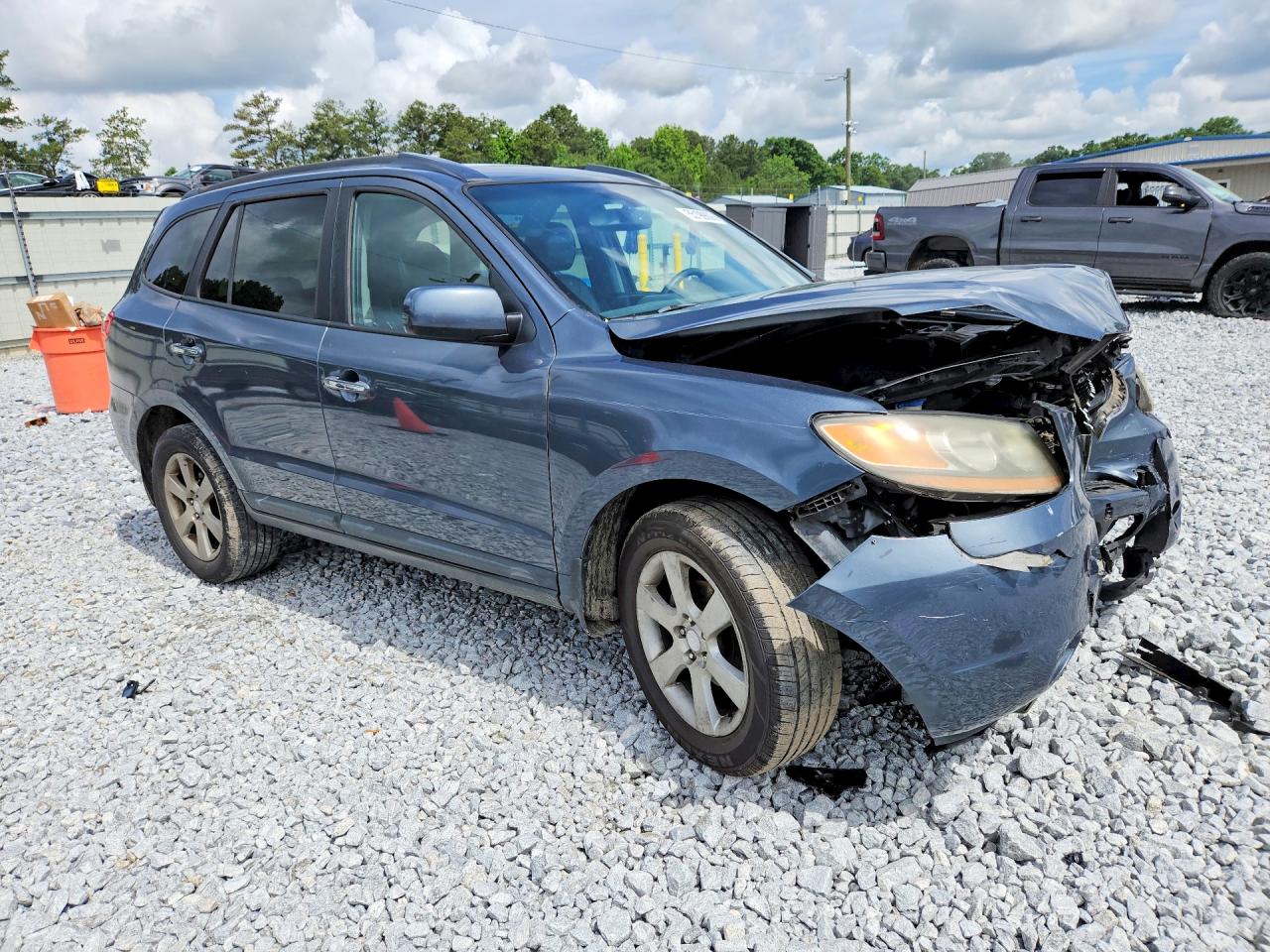 2008 Hyundai Santa Fe Se Gray vin: 5NMSH13E98H144558