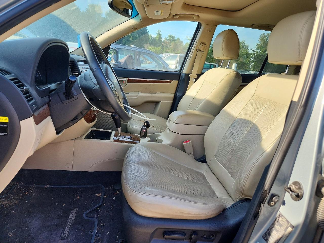 2008 Hyundai Santa Fe Se Gray vin: 5NMSH13E98H151106
