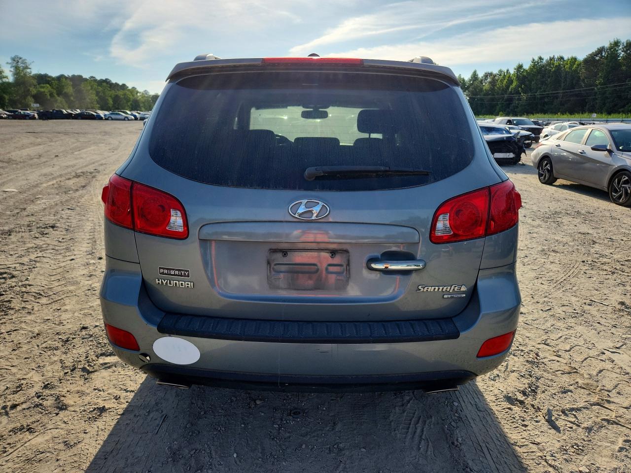 2008 Hyundai Santa Fe Se Gray vin: 5NMSH13E98H151106