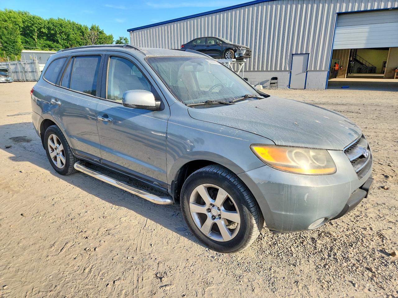 2008 Hyundai Santa Fe Se Gray vin: 5NMSH13E98H151106