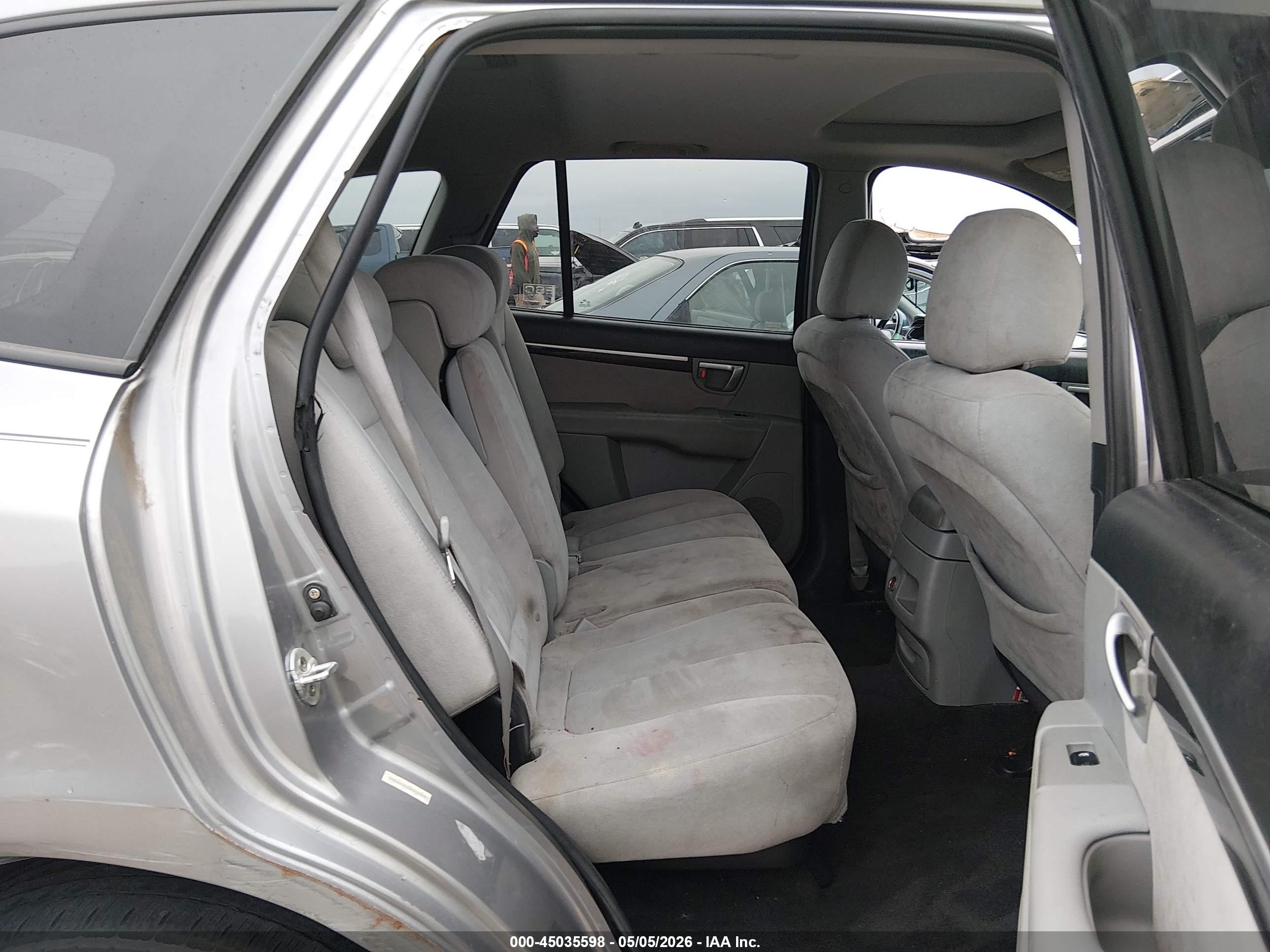 2008 Hyundai Santa Fe Limited/se Gray vin: 5NMSH13E98H212938
