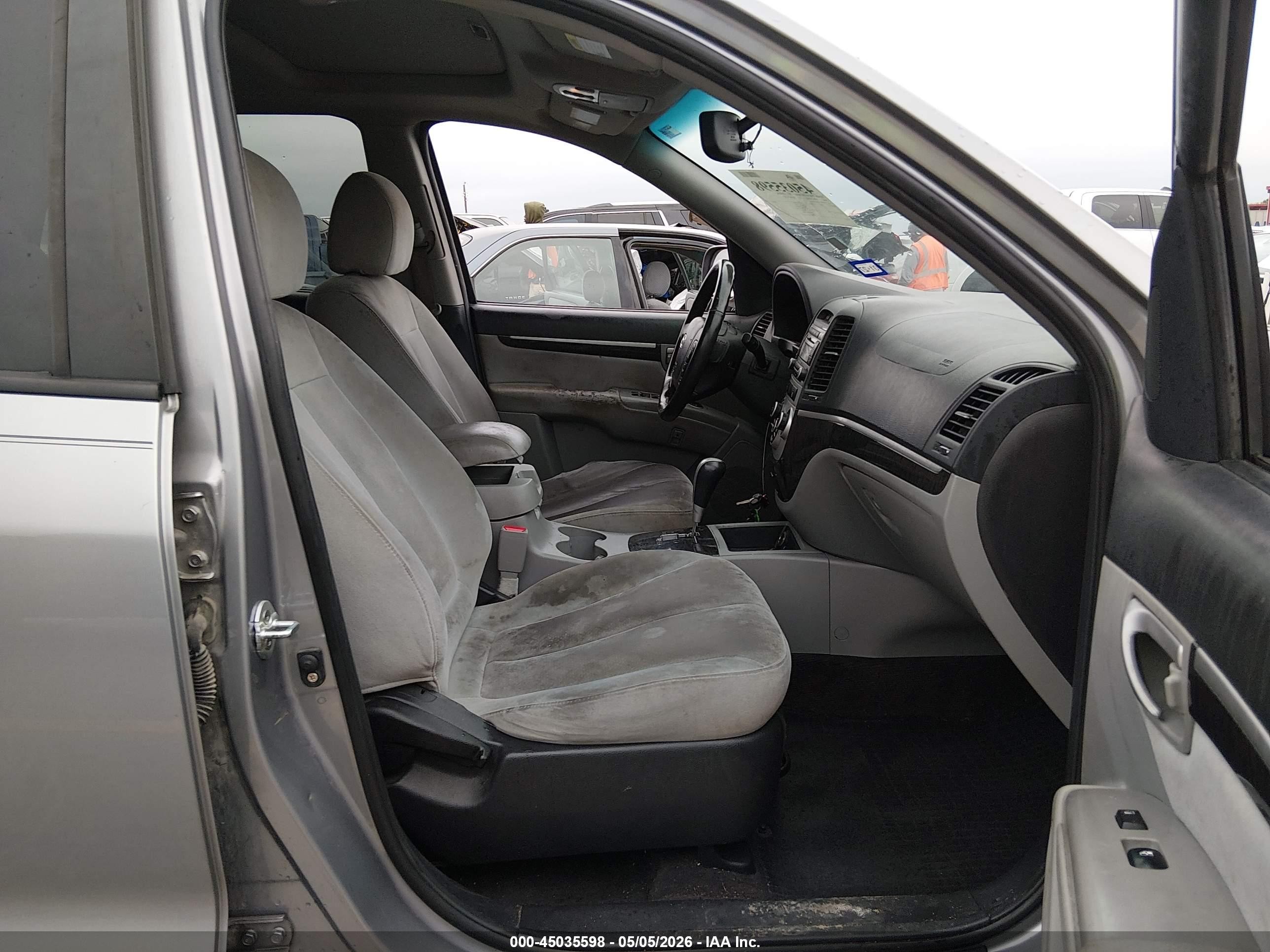 2008 Hyundai Santa Fe Limited/se Gray vin: 5NMSH13E98H212938