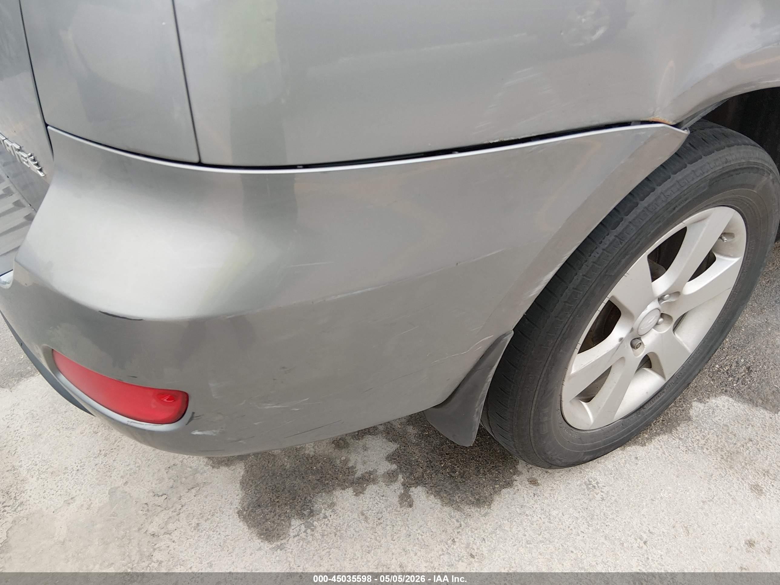 2008 Hyundai Santa Fe Limited/se Gray vin: 5NMSH13E98H212938