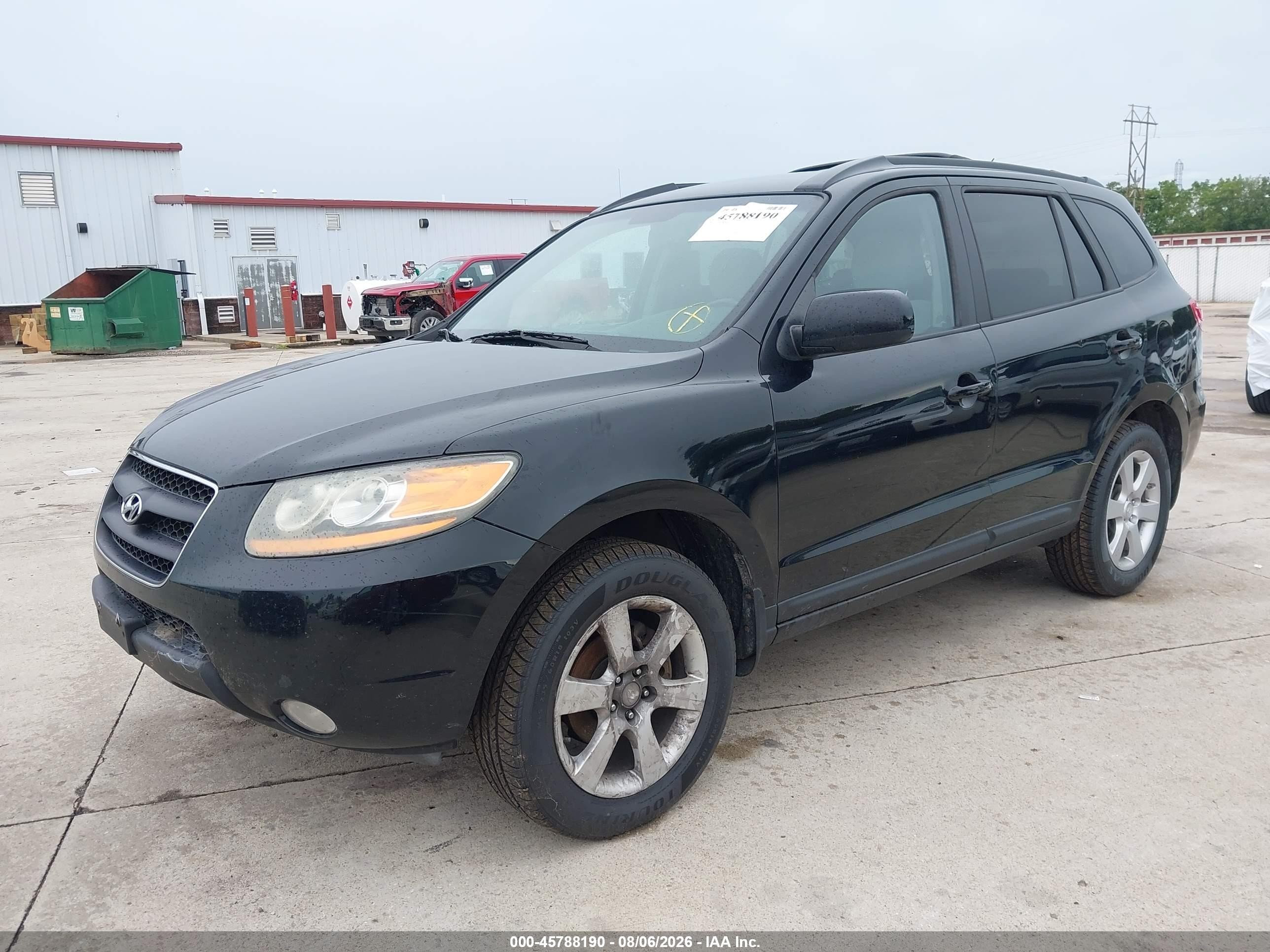 2009 Hyundai Santa Fe Se Black vin: 5NMSH13E99H231281