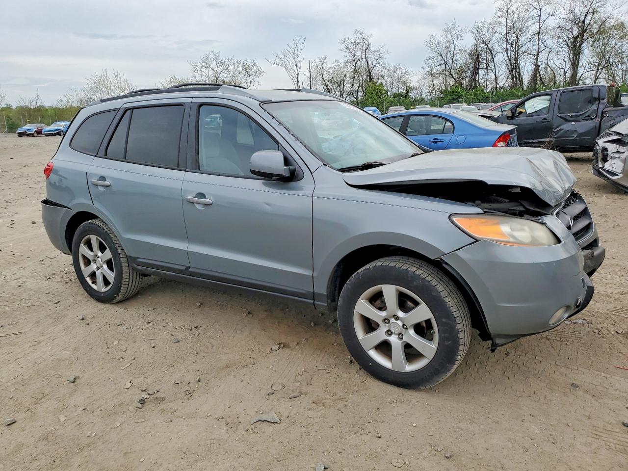 2009 Hyundai Santa Fe Blue vin: 5NMSH13E99H239039