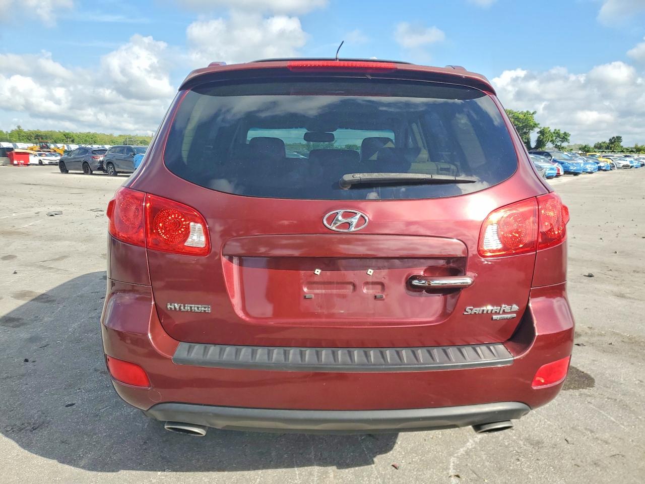 2009 Hyundai Santa Fe Limited Maroon vin: 5NMSH13E99H269044