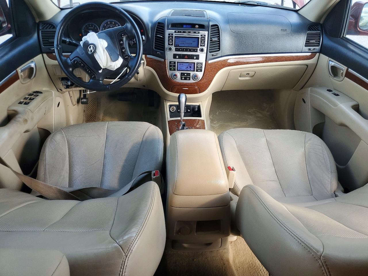 2009 Hyundai Santa Fe Limited Maroon vin: 5NMSH13E99H269044