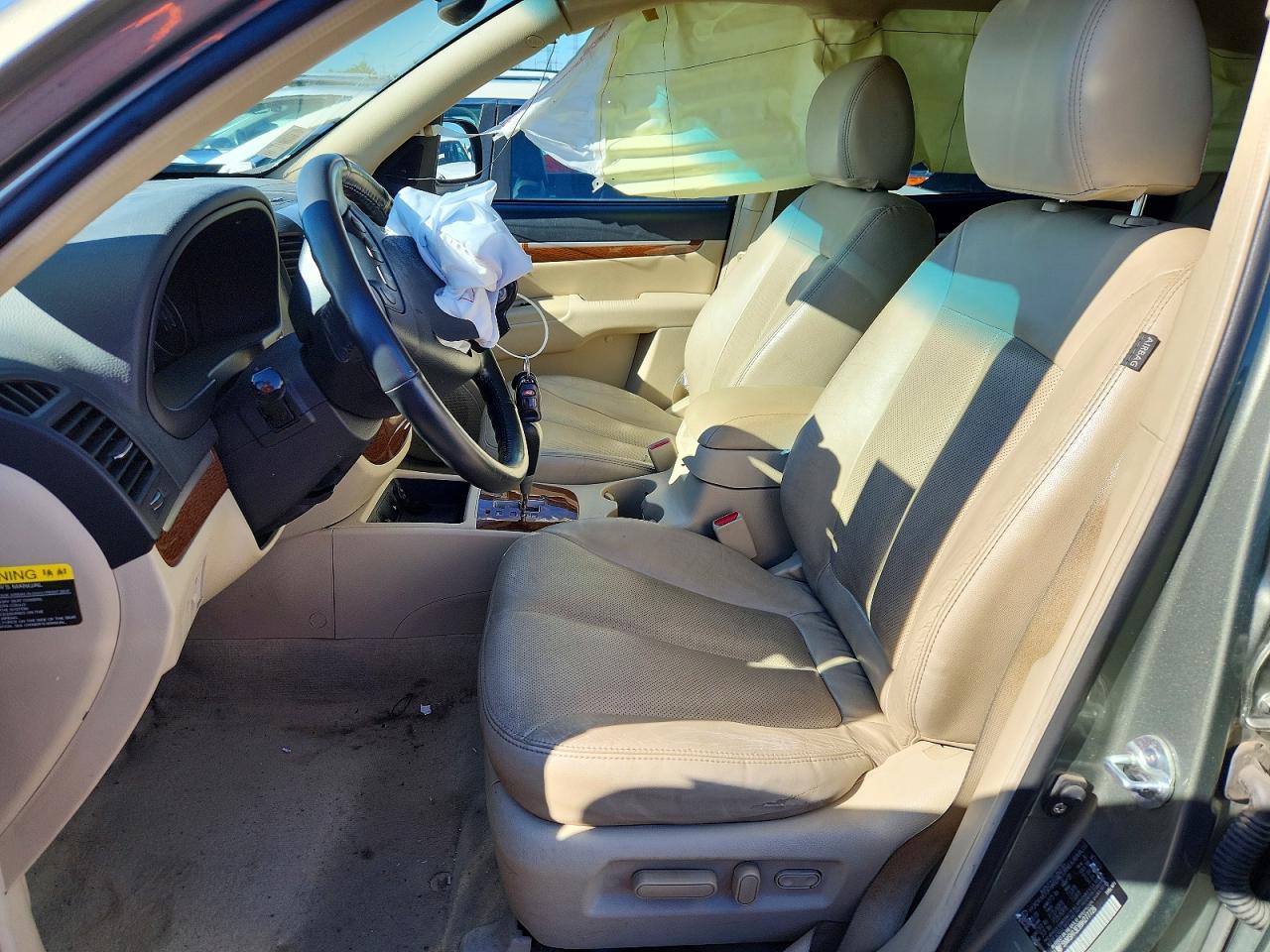 2009 Hyundai Santa Fe Limited Желто-коричневый vin: 5NMSH13E99H277726