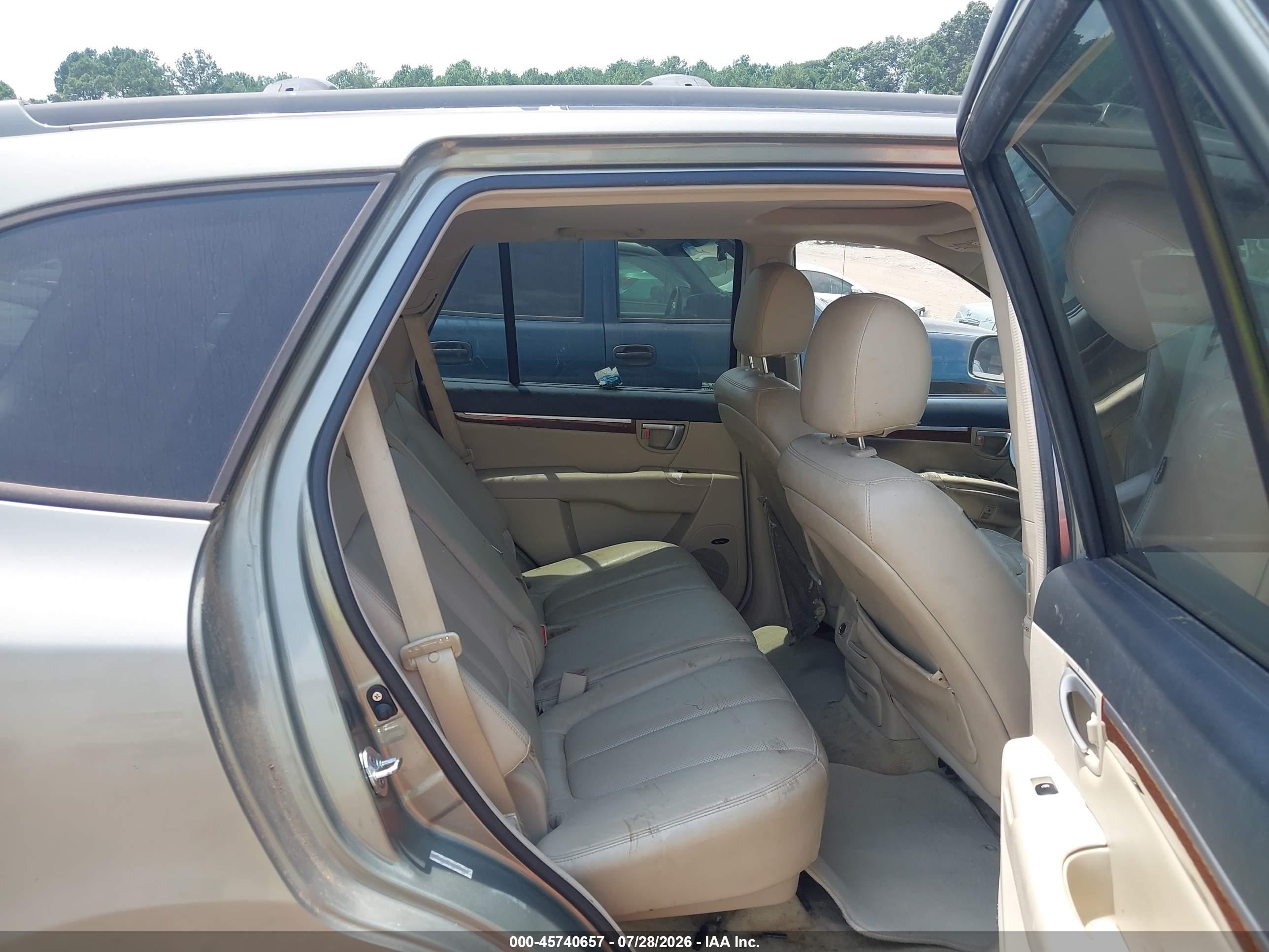 2009 Hyundai Santa Fe Limited Green vin: 5NMSH13E99H283932
