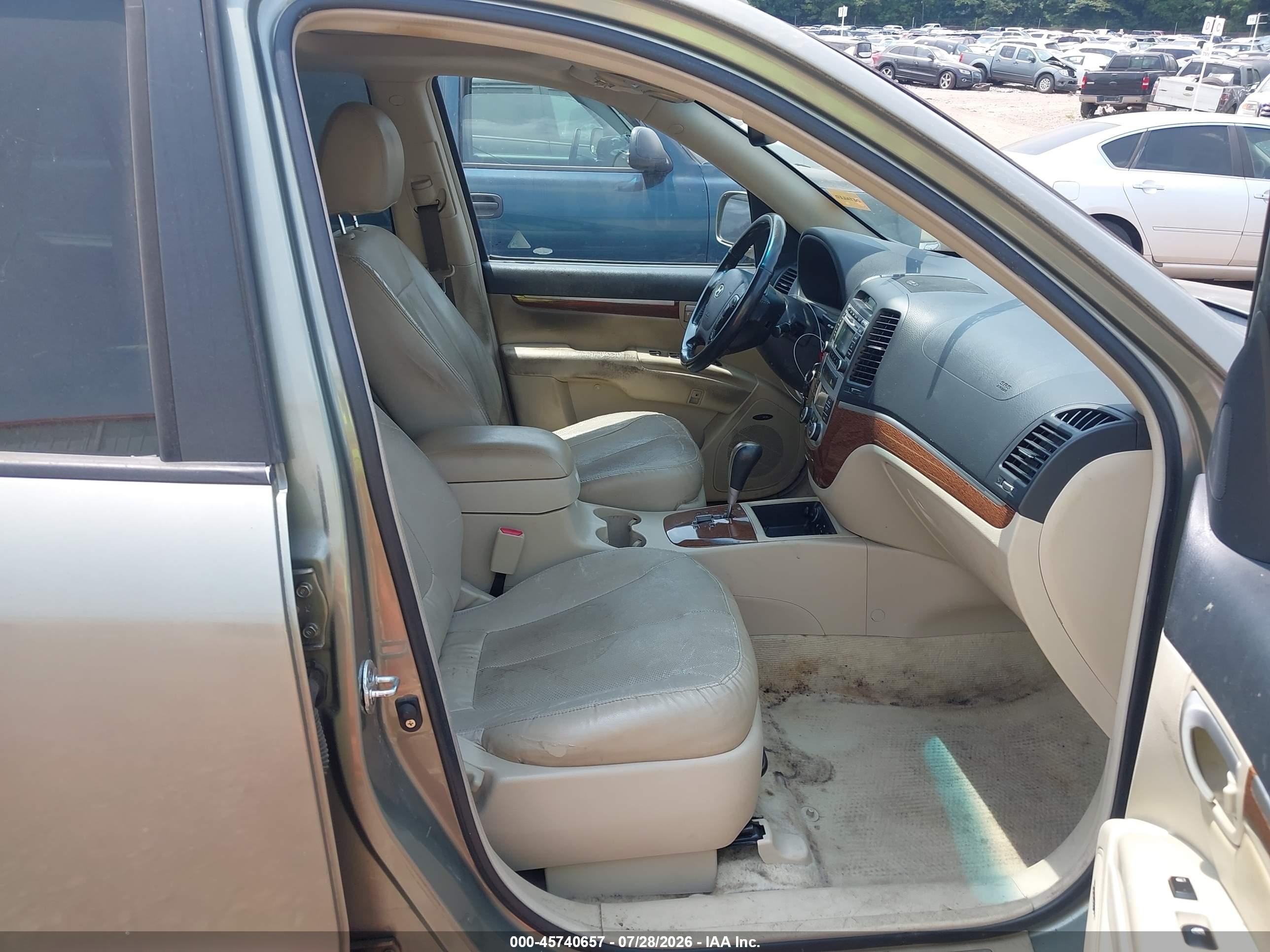 2009 Hyundai Santa Fe Limited Green vin: 5NMSH13E99H283932