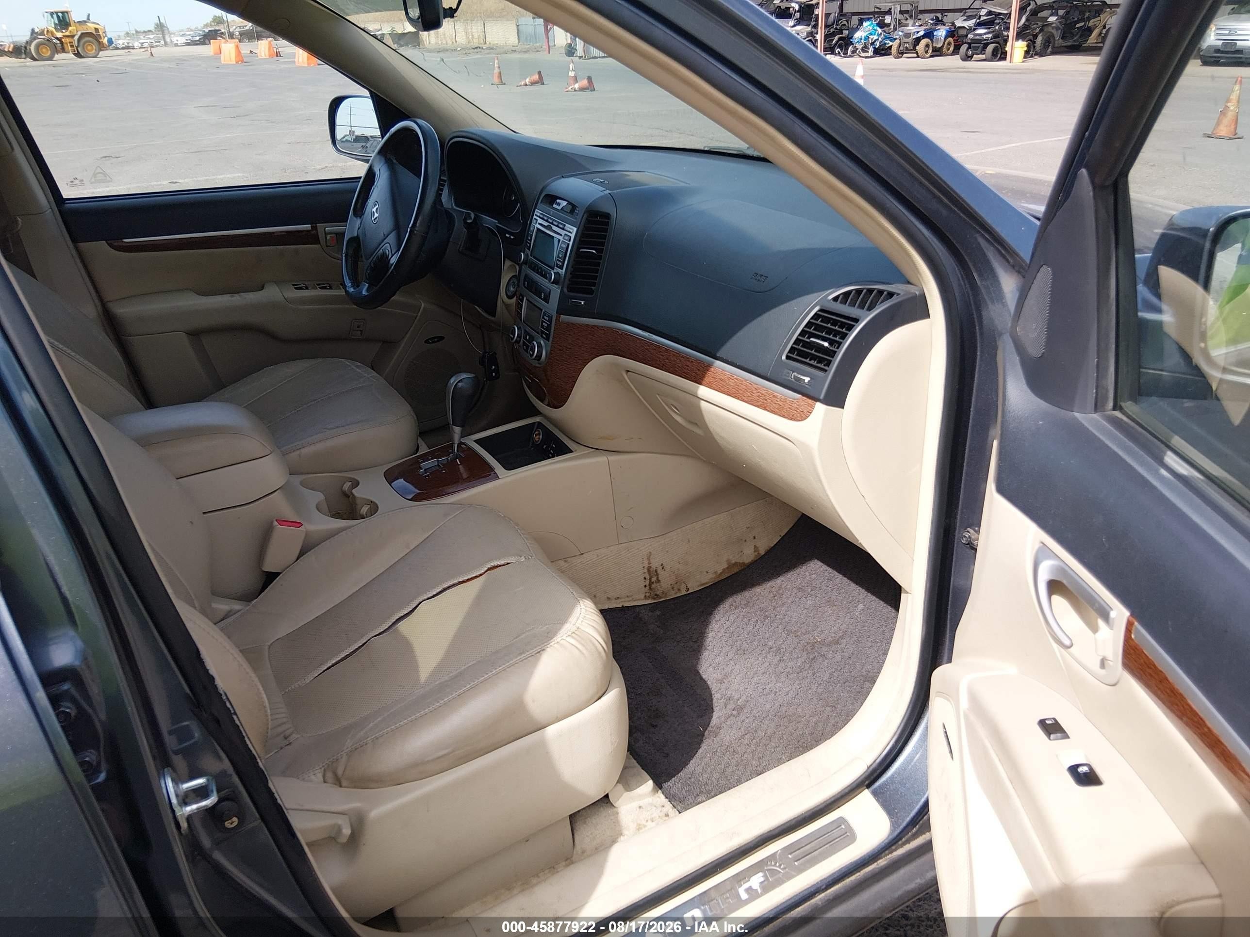 2009 Hyundai Santa Fe Limited Синий vin: 5NMSH13E99H312944