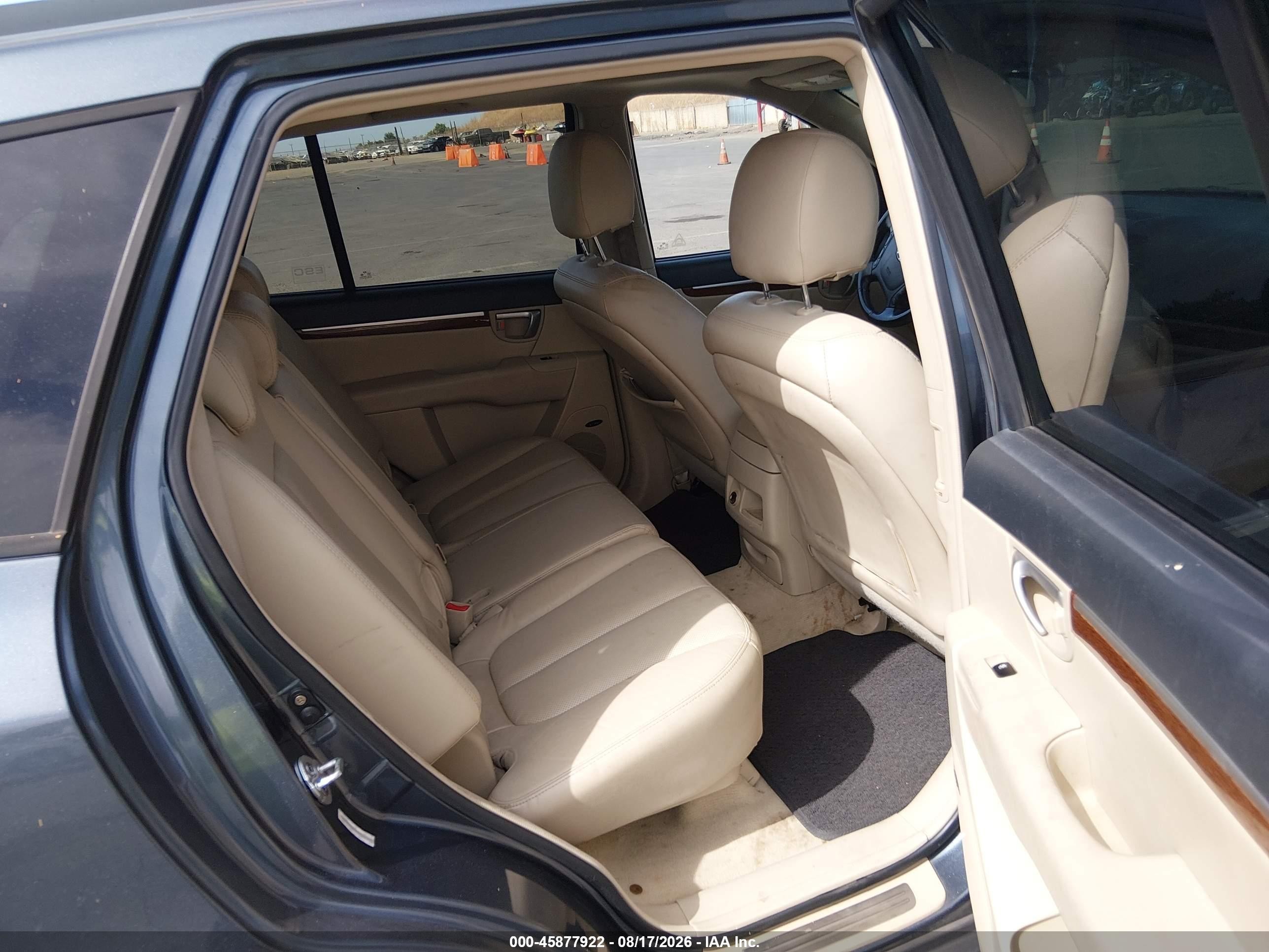2009 Hyundai Santa Fe Limited Синий vin: 5NMSH13E99H312944