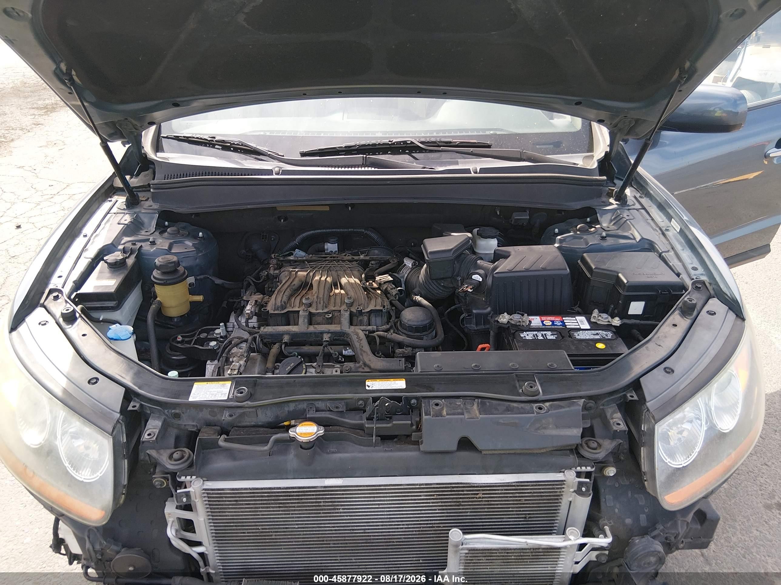 2009 Hyundai Santa Fe Limited Синий vin: 5NMSH13E99H312944