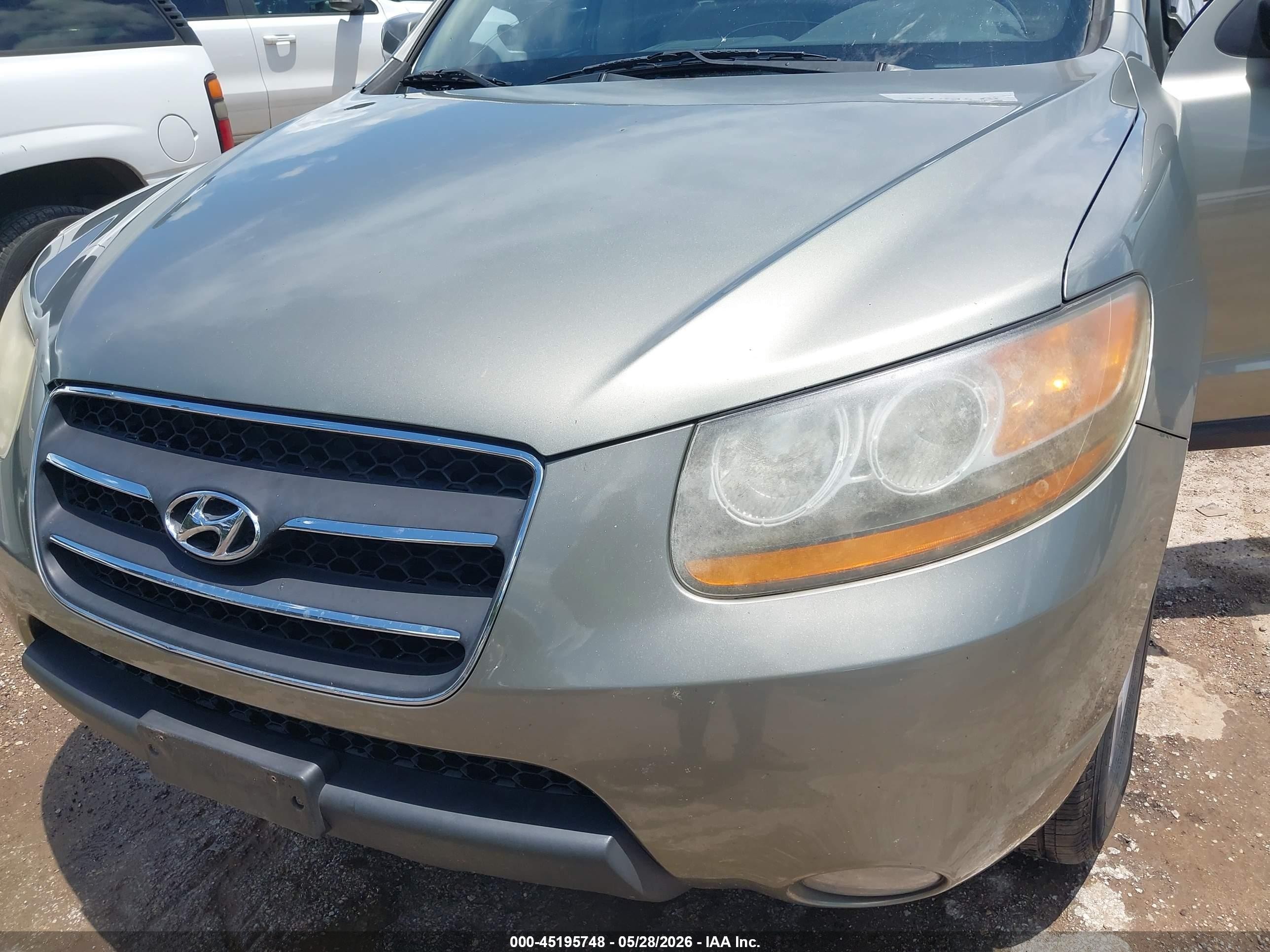 2009 Hyundai Santa Fe Limited Green vin: 5NMSH13E99H317321