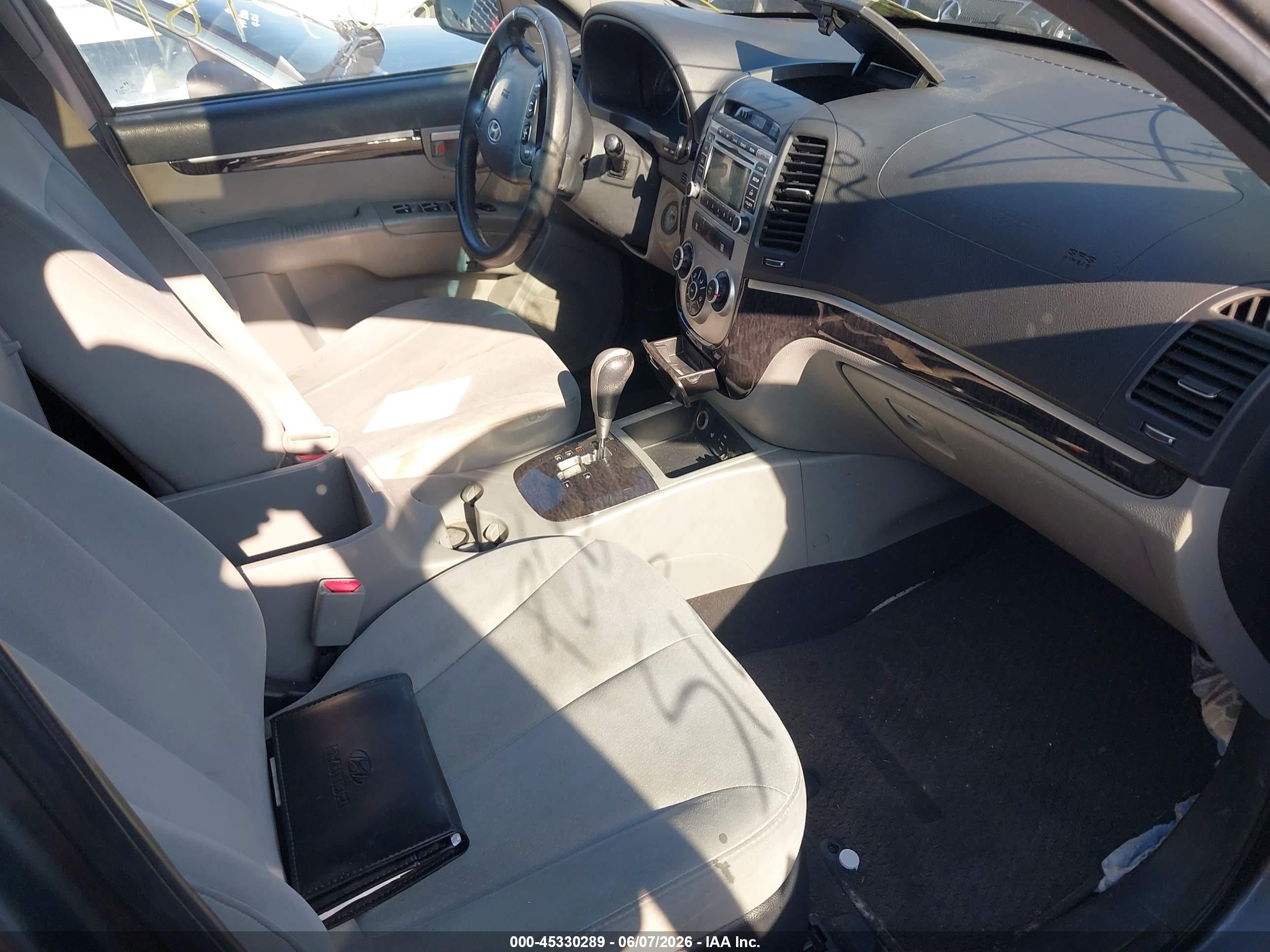 2009 Hyundai Santa Fe Se Серый vin: 5NMSH13E99H317657