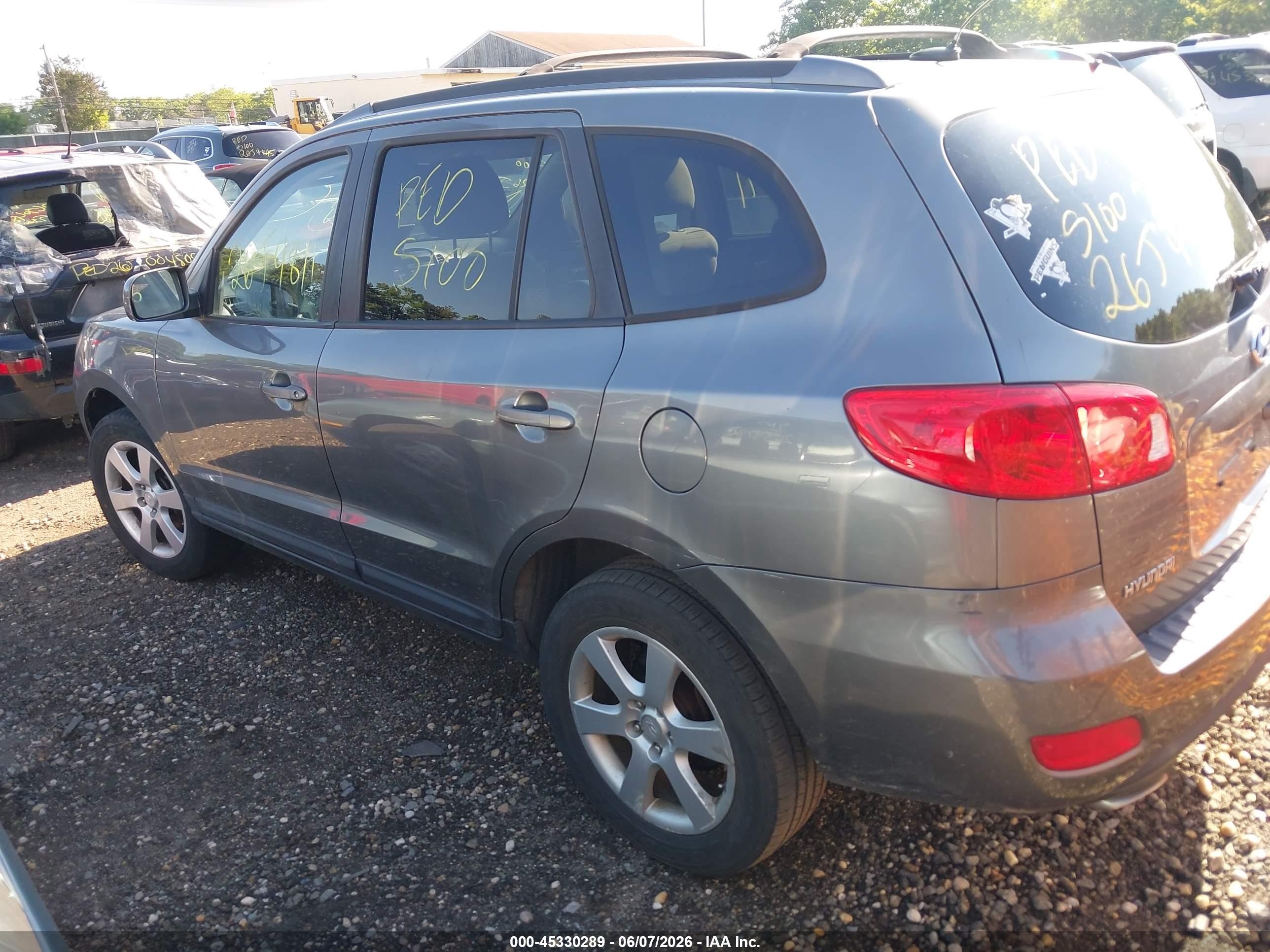 2009 Hyundai Santa Fe Se Серый vin: 5NMSH13E99H317657