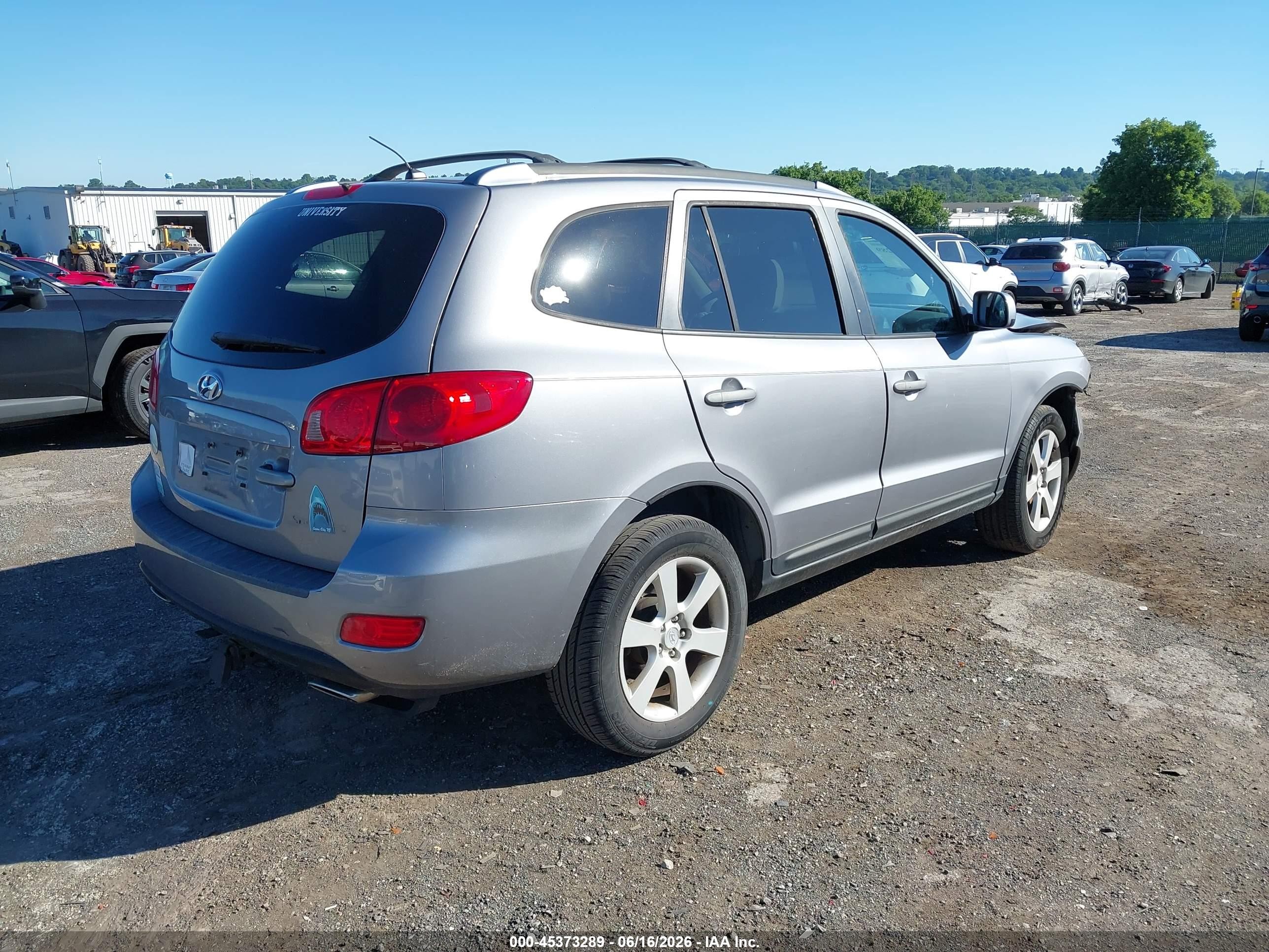 2007 Hyundai Santa Fe Limited/se Gray vin: 5NMSH13EX7H007384