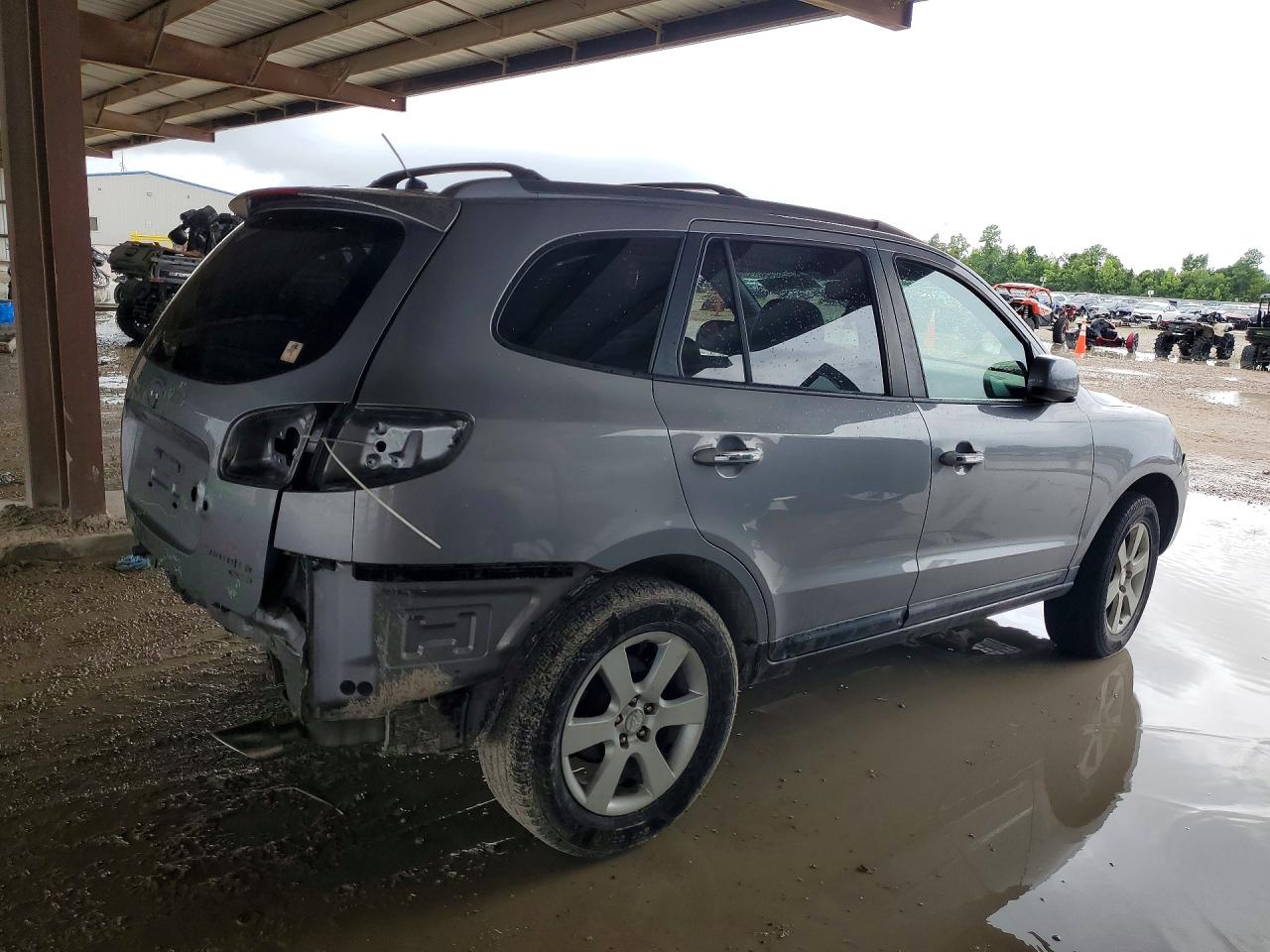 2007 Hyundai Santa Fe Gray vin: 5NMSH13EX7H022869