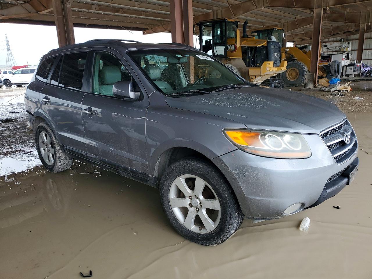 2007 Hyundai Santa Fe Gray vin: 5NMSH13EX7H022869